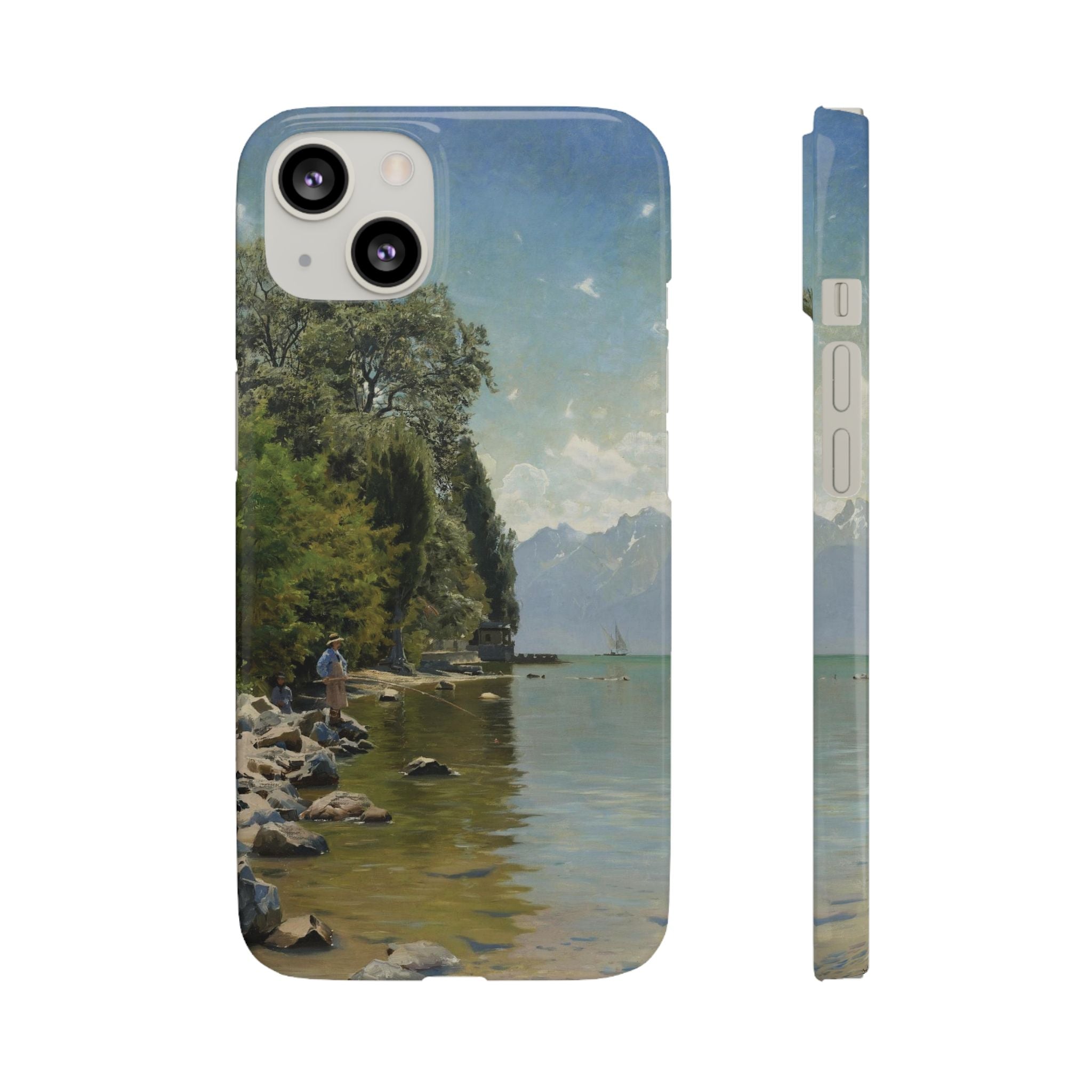 Lac Leman by Peder Mork Monsted - iPhone Slim Case
