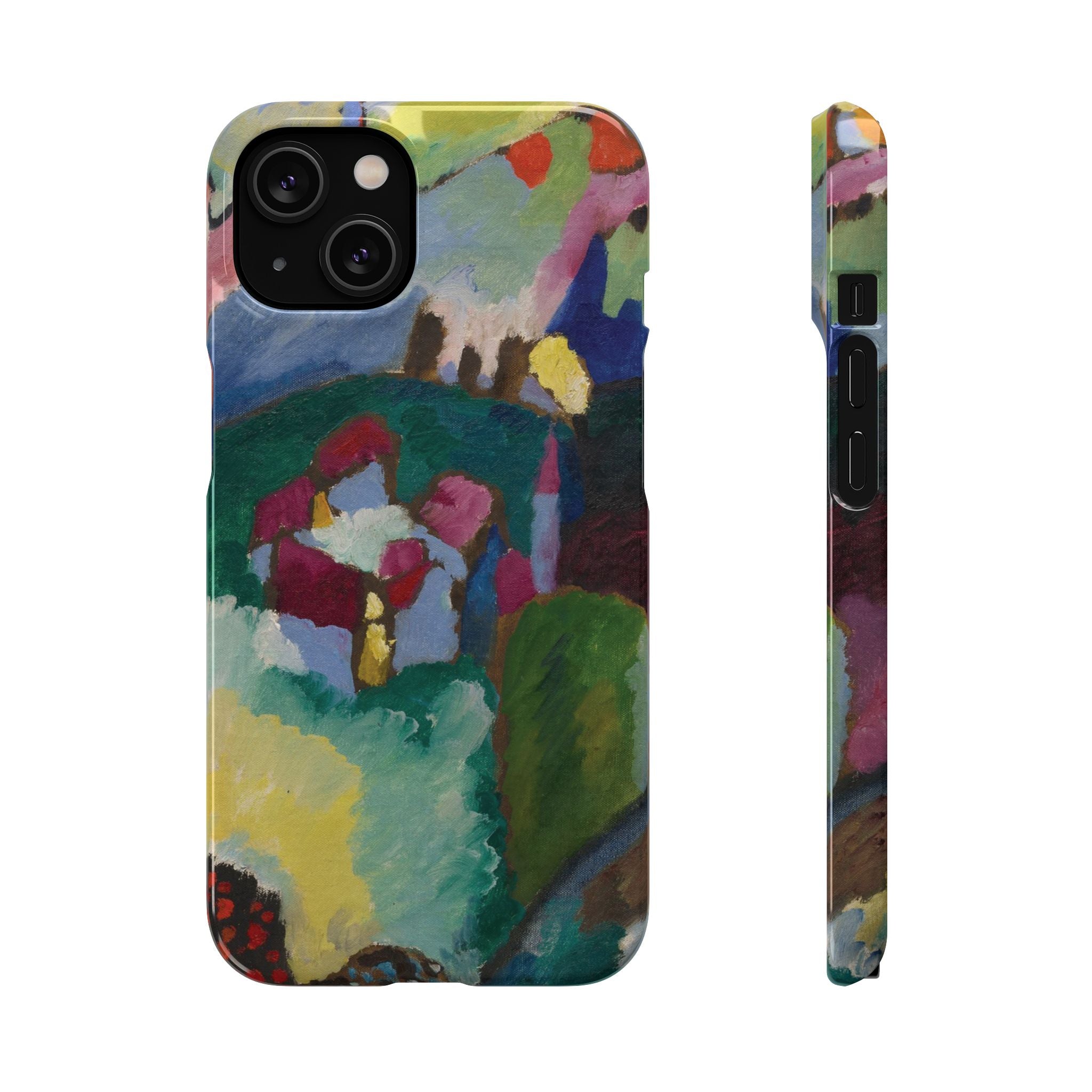 Landscape with Factory Chimney by Vasily Kandinsky - iPhone Slim Case