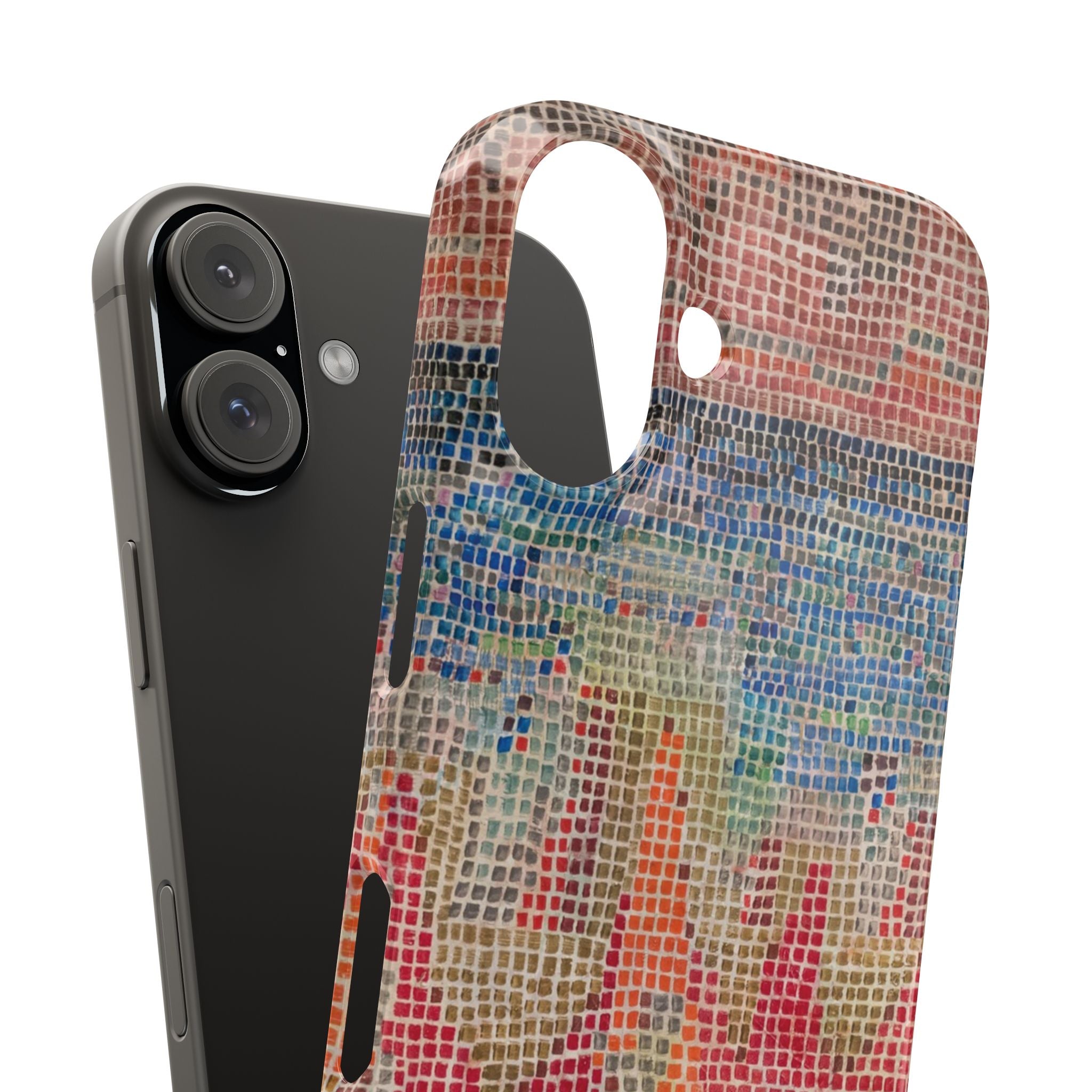 Cliffs by the sea by Paul Klee - iPhone Slim Case