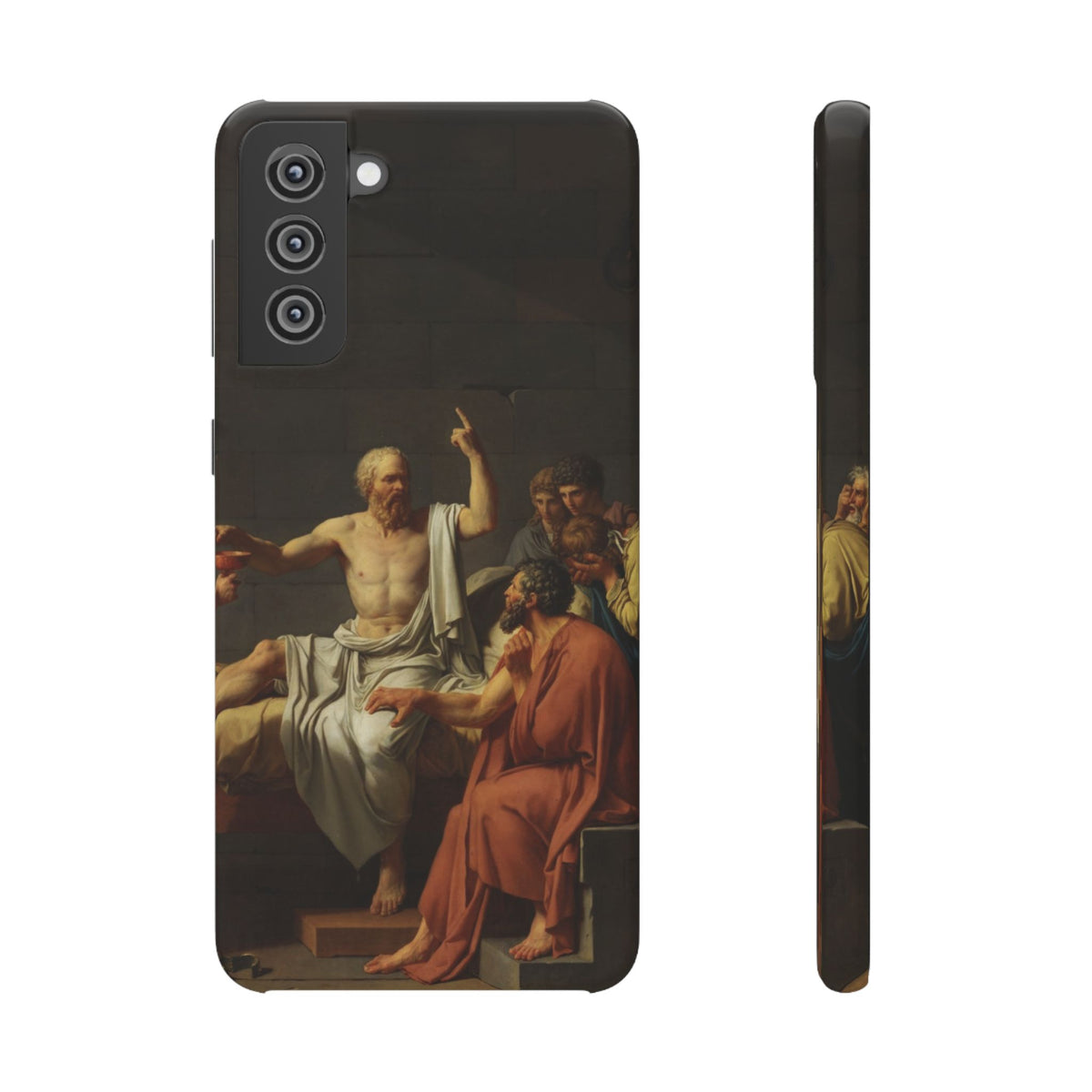 The Death of Socrates by Jacques-Louis David - Samsung Slim Case