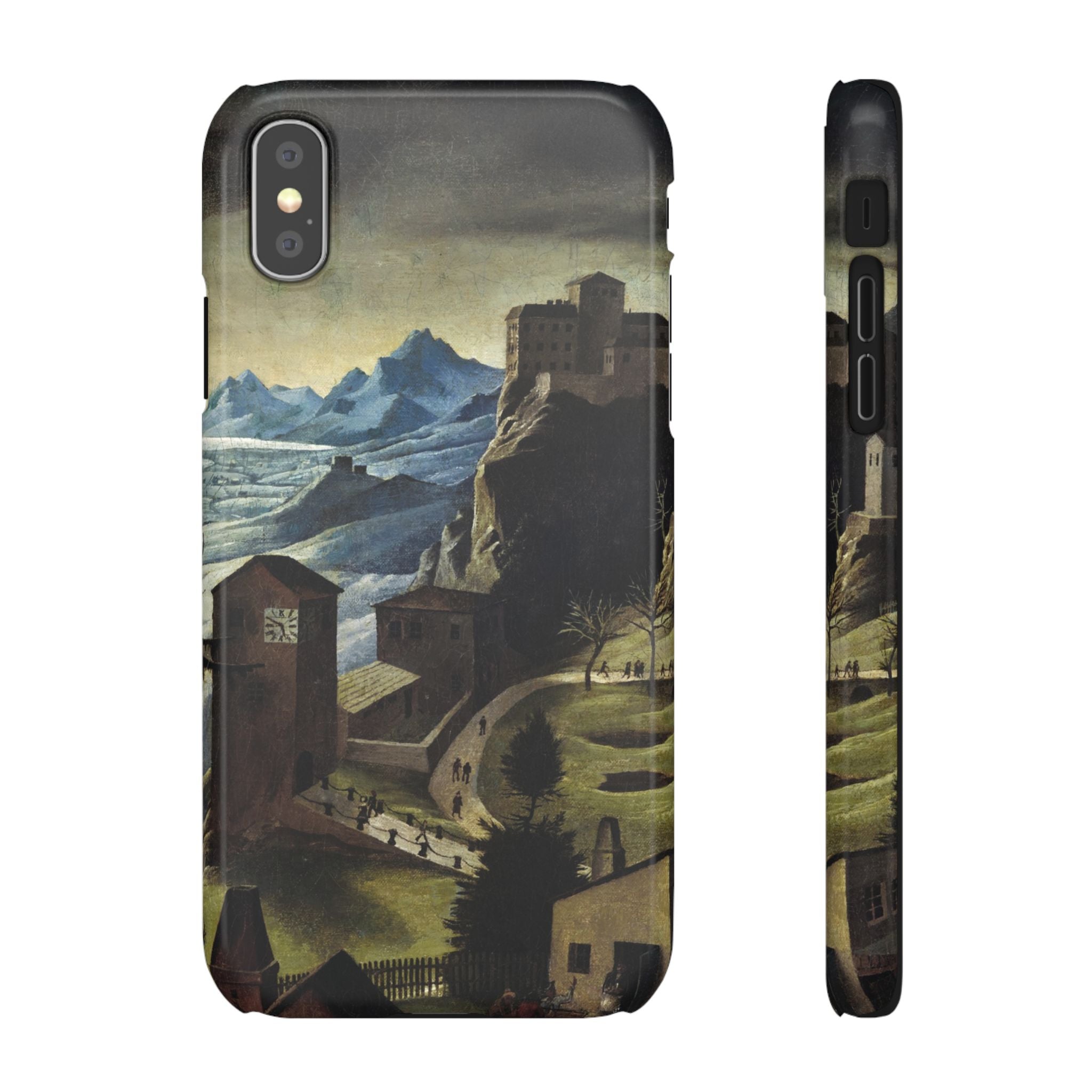 Landschaft mit Burg by Franz Sedlacek - iPhone Slim Case