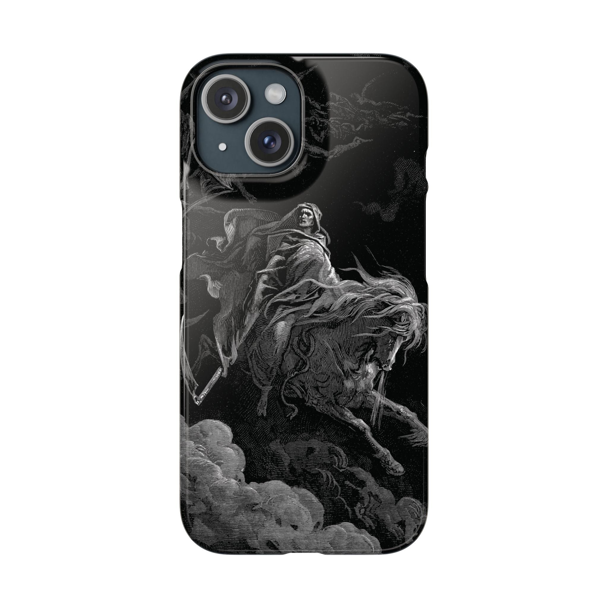 Death on the Pale Horse by Gustave Dore - iPhone Slim Case