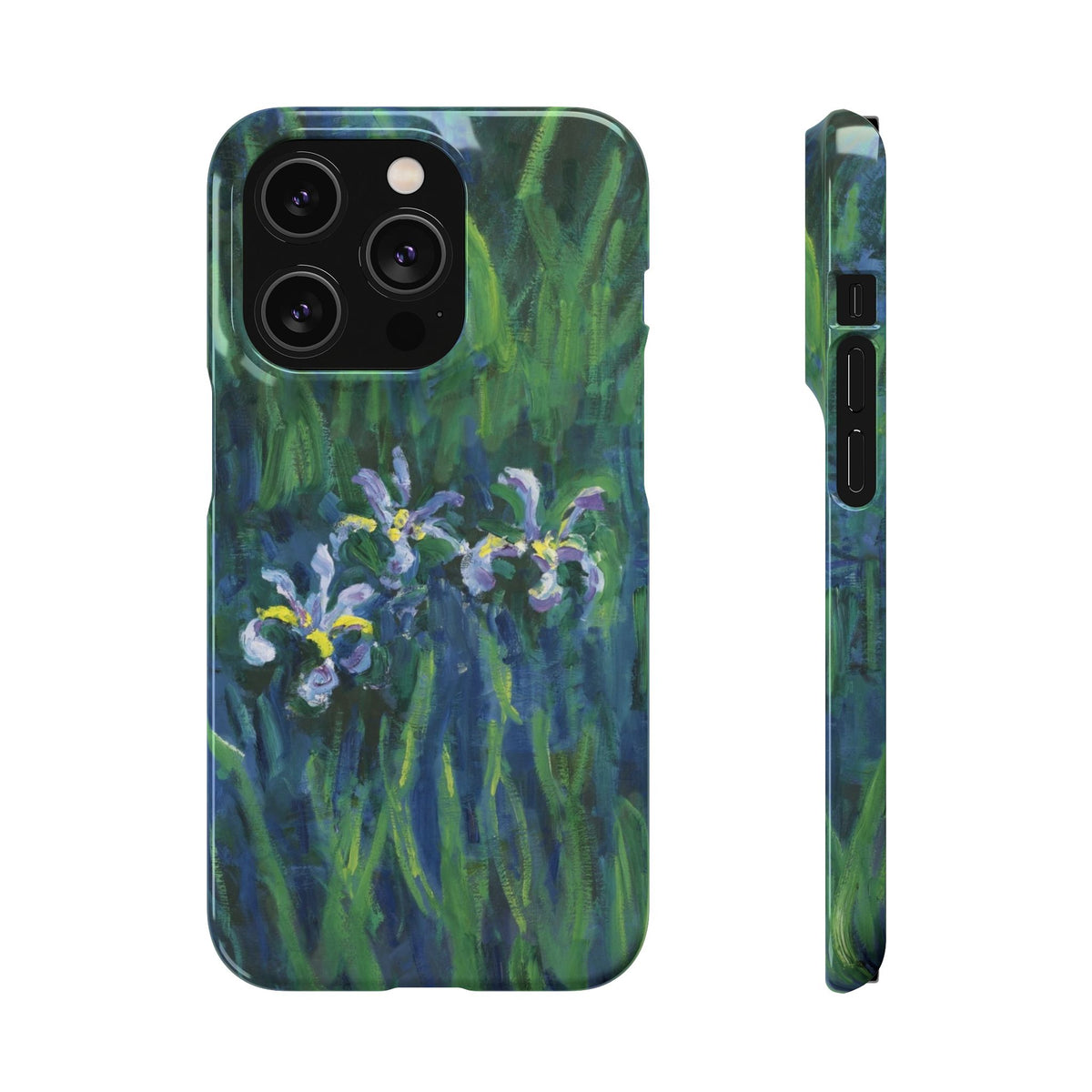 Irises by Claude Monet - iPhone Slim Case