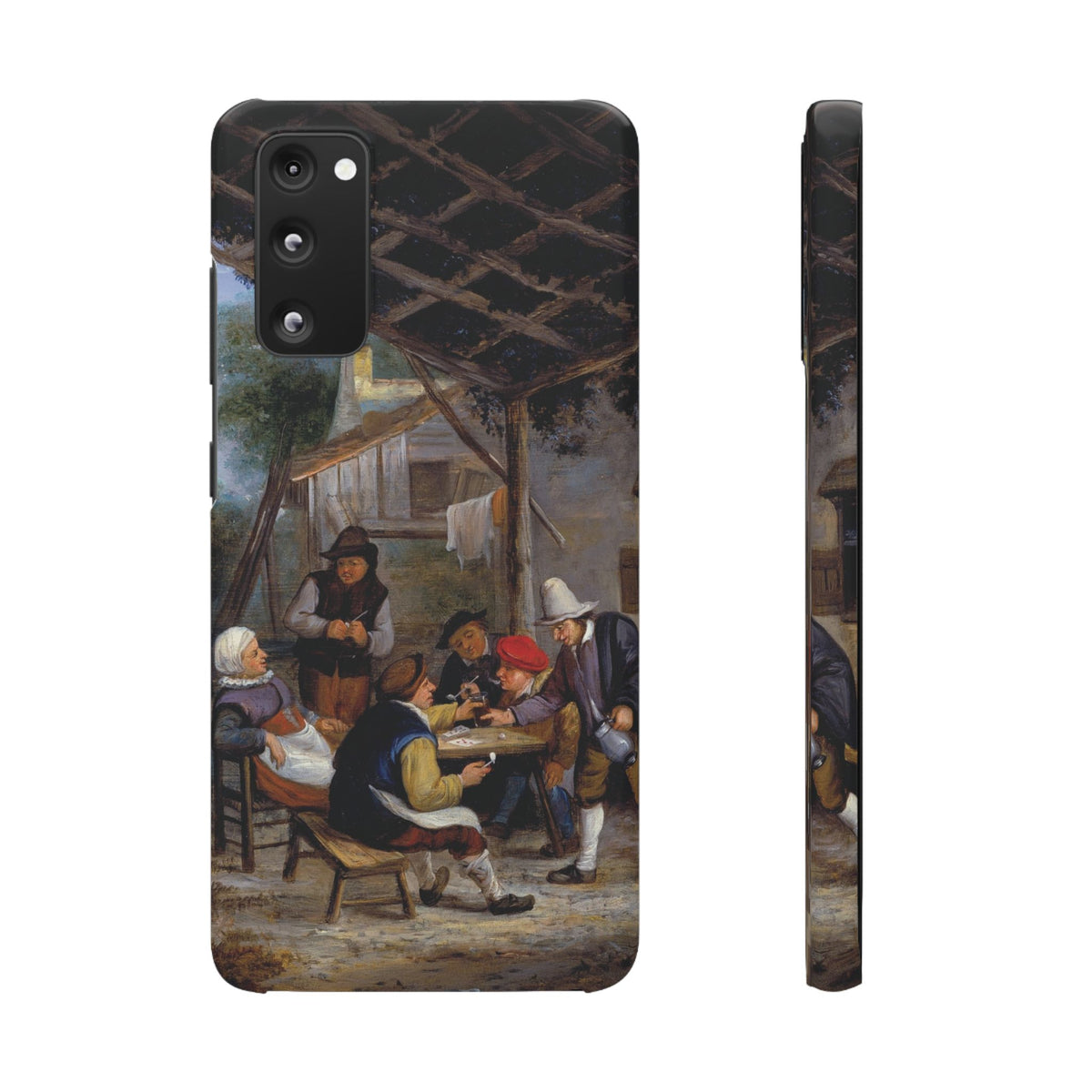 Peasants Drinking by Adriaen van Ostade - Samsung Slim Case