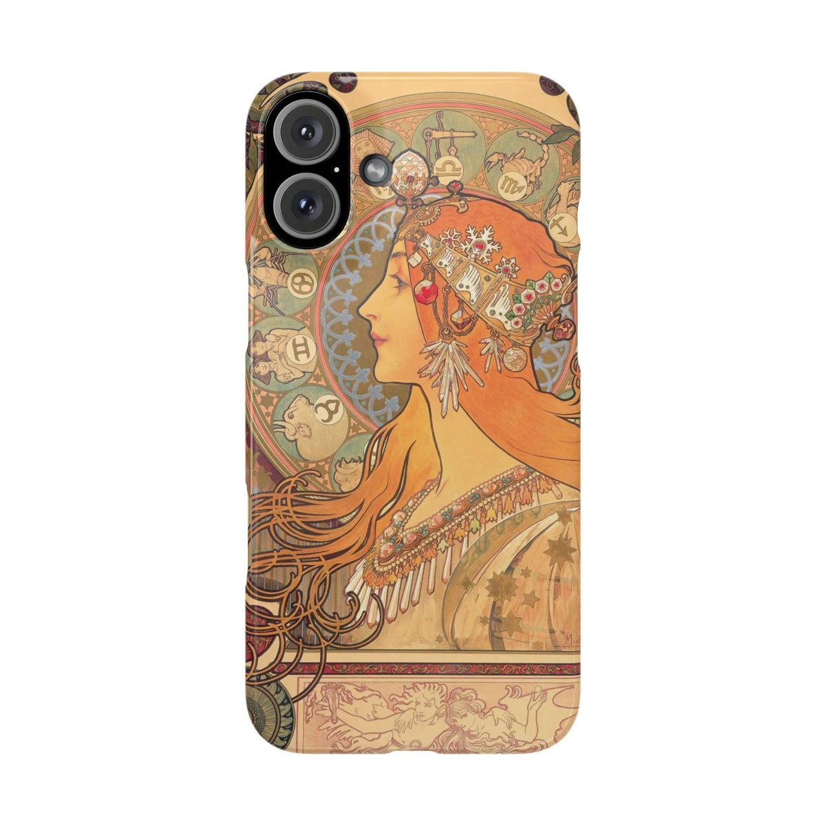 Zodiac by Alphonse Mucha - iPhone Slim Case
