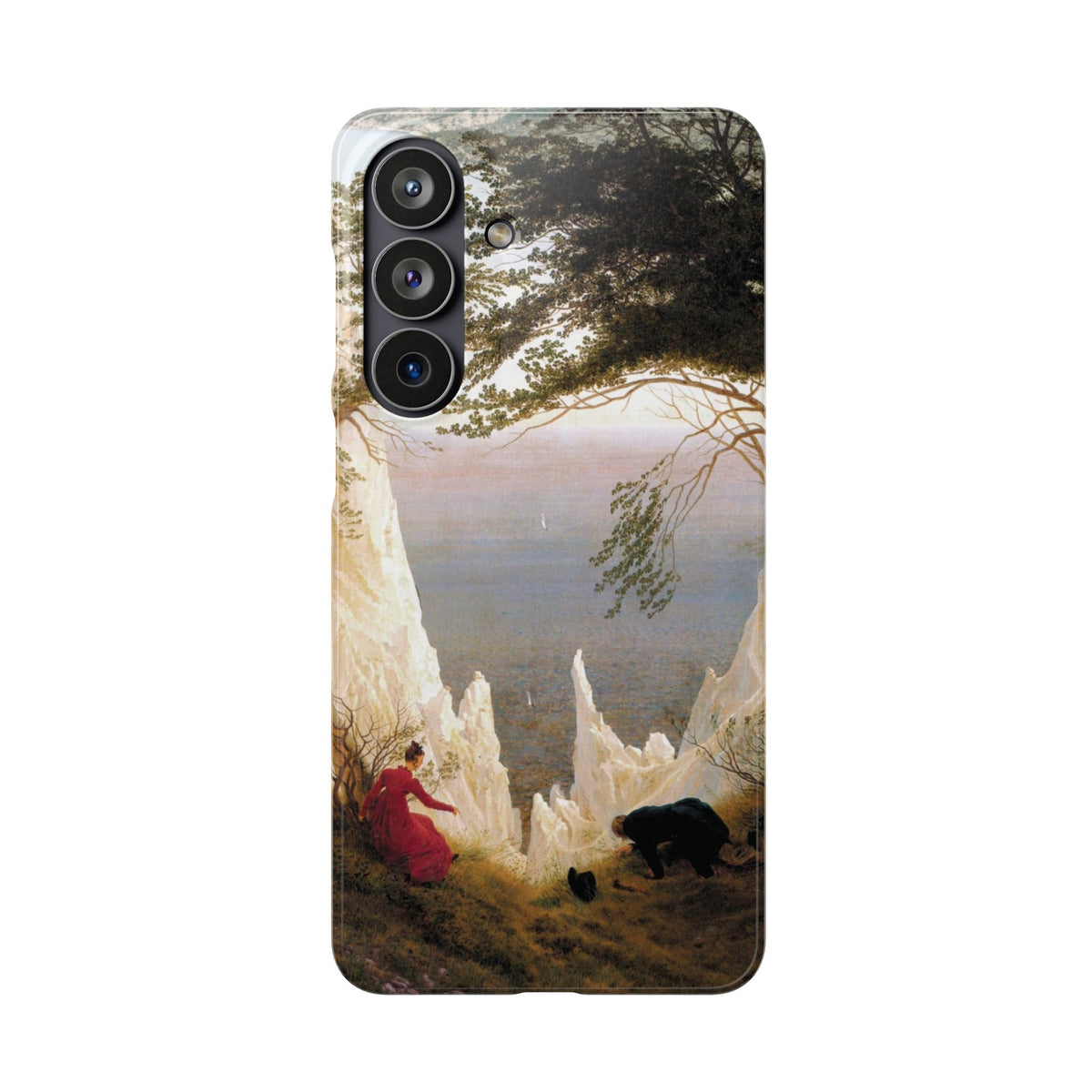Chalk Cliffs on Rügen by Caspar David Friedrich - Samsung Slim Case