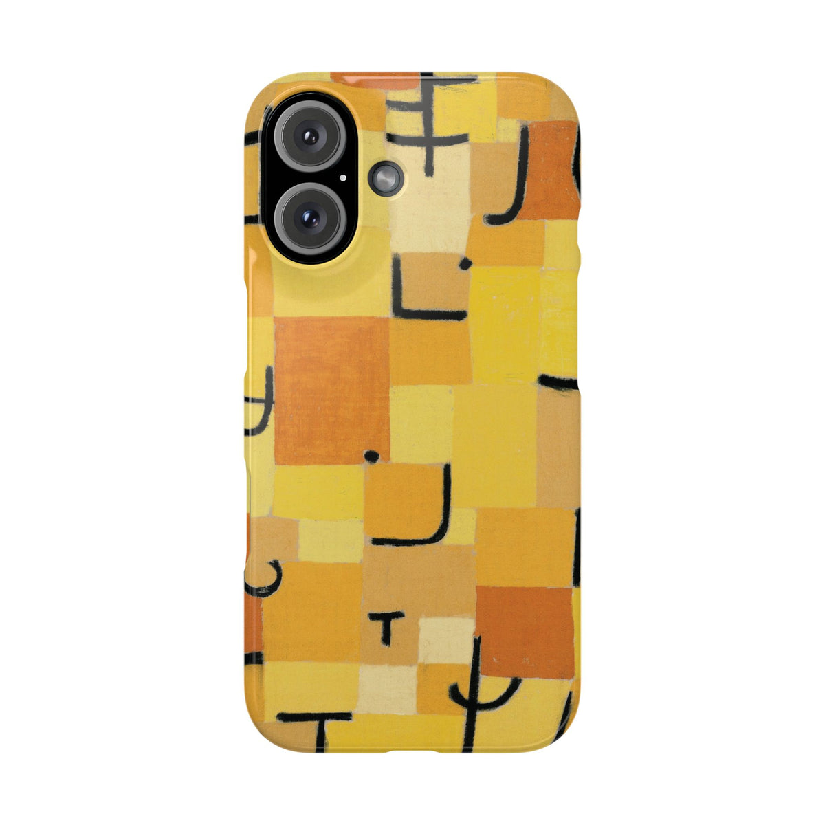 Signs in Yellow by Paul Klee - iPhone Slim Case