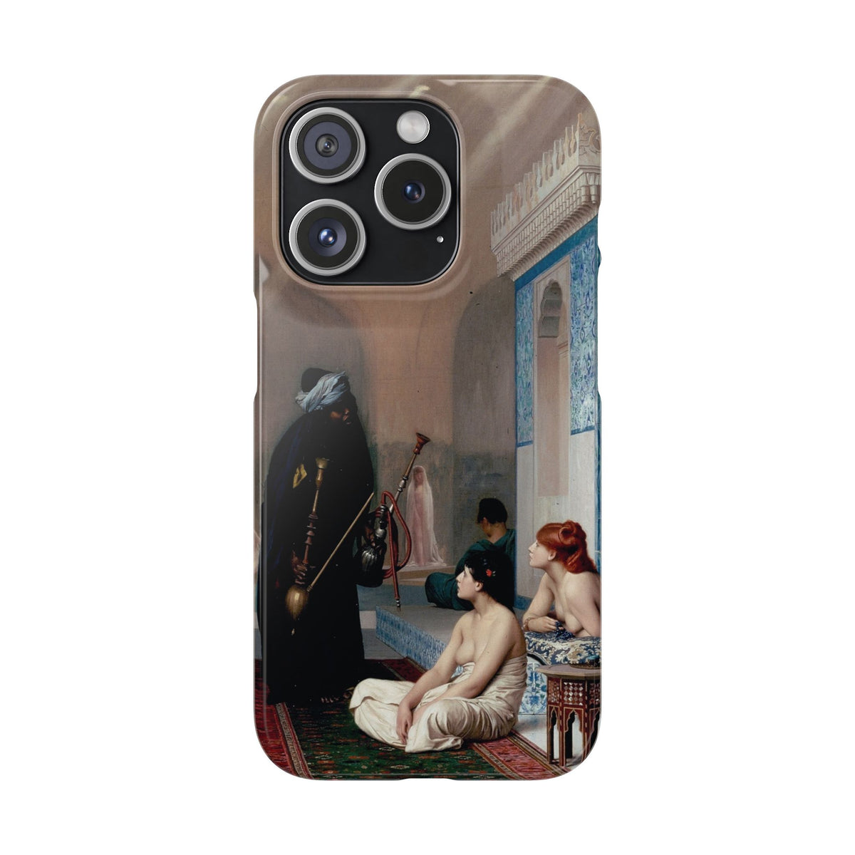 Pool in a Harem by Jean-Leon Gerome - iPhone Slim Case