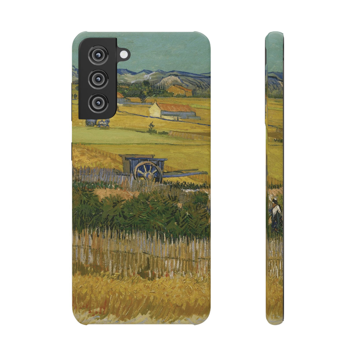 Harvest at La Crau by Vincent van Gogh - Samsung Slim Case
