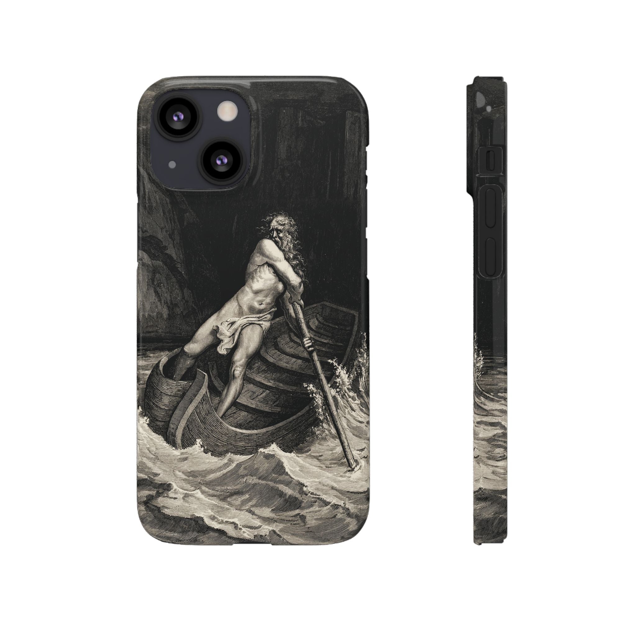 Canto III - Charon by Gustave Doré - iPhone Slim Case