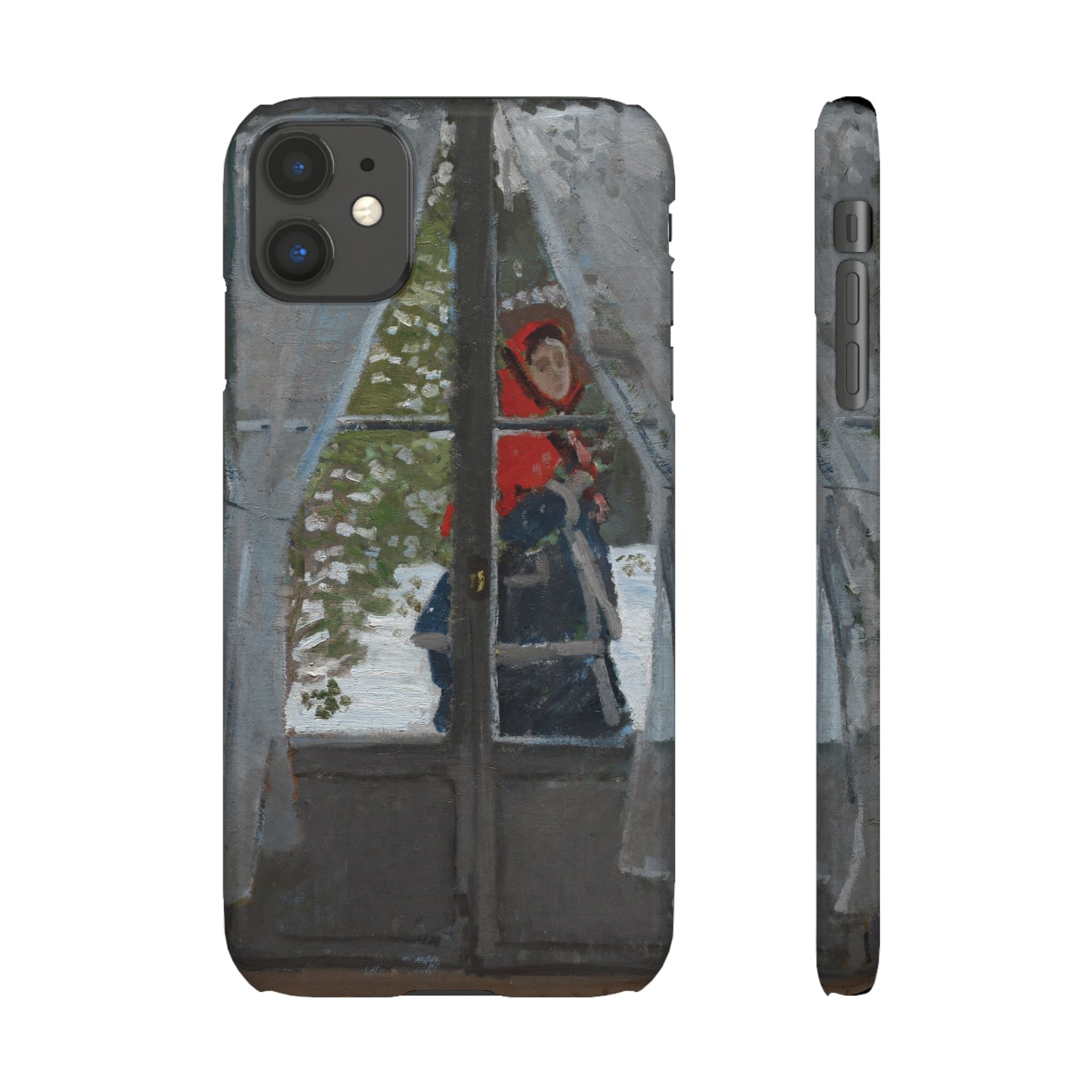 Le mouchoir rouge by Claude Monet - iPhone Slim Case