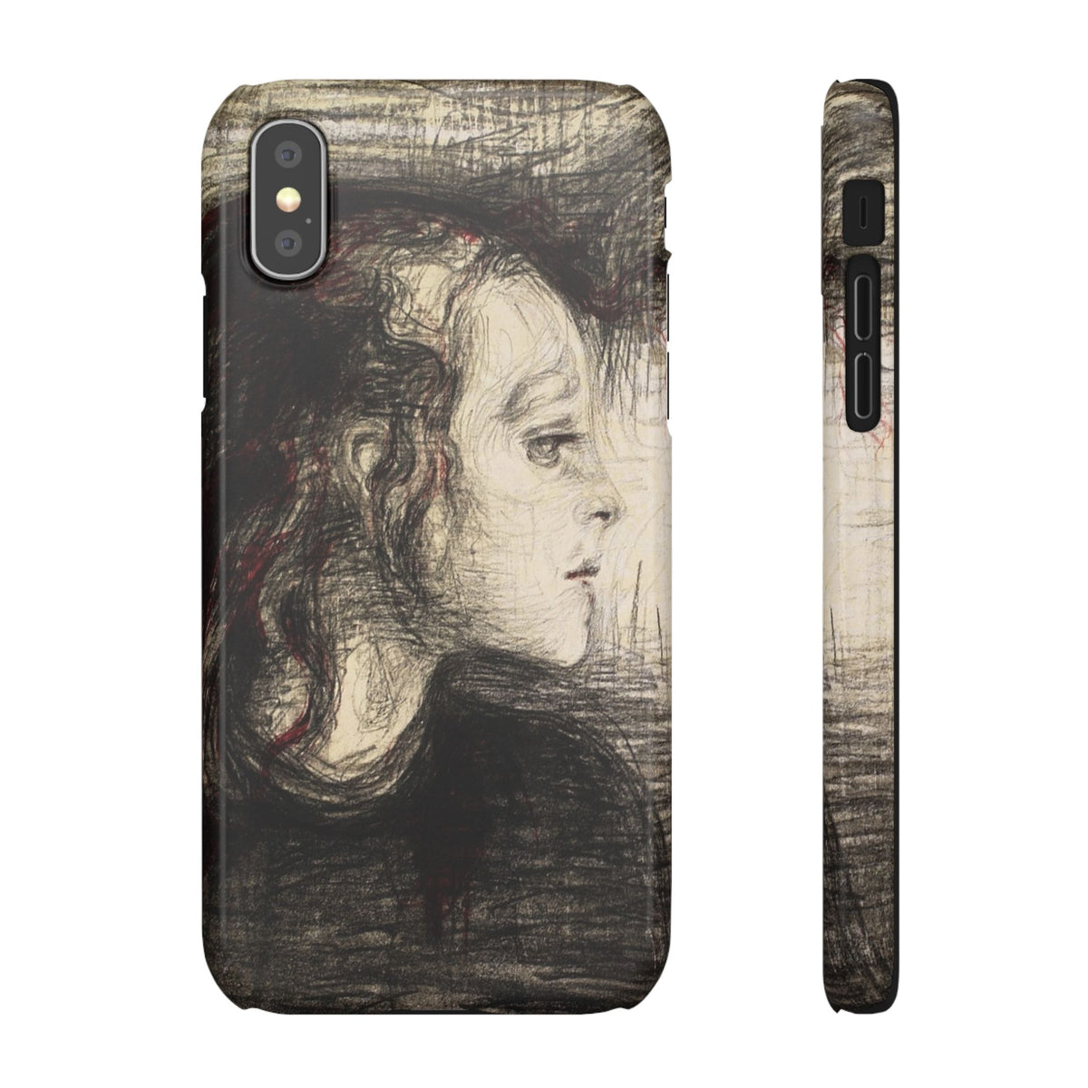 The Sick Child by Edvard Munch - iPhone Slim Case