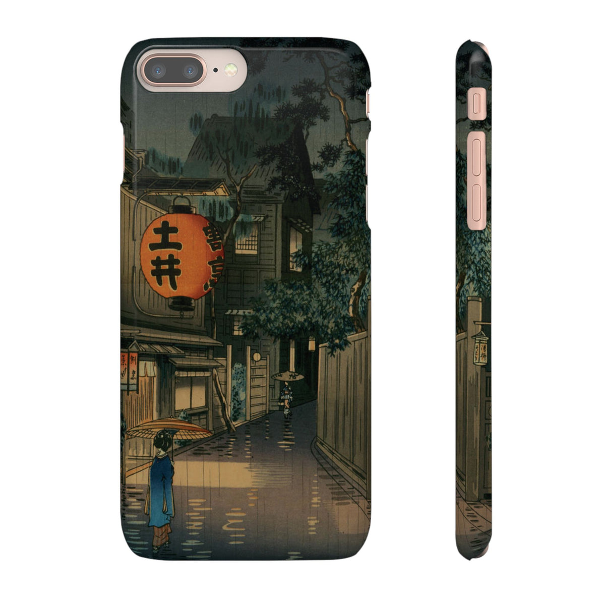 Evening at Ushigome by Tsuchiya Koitsu - iPhone Slim Case