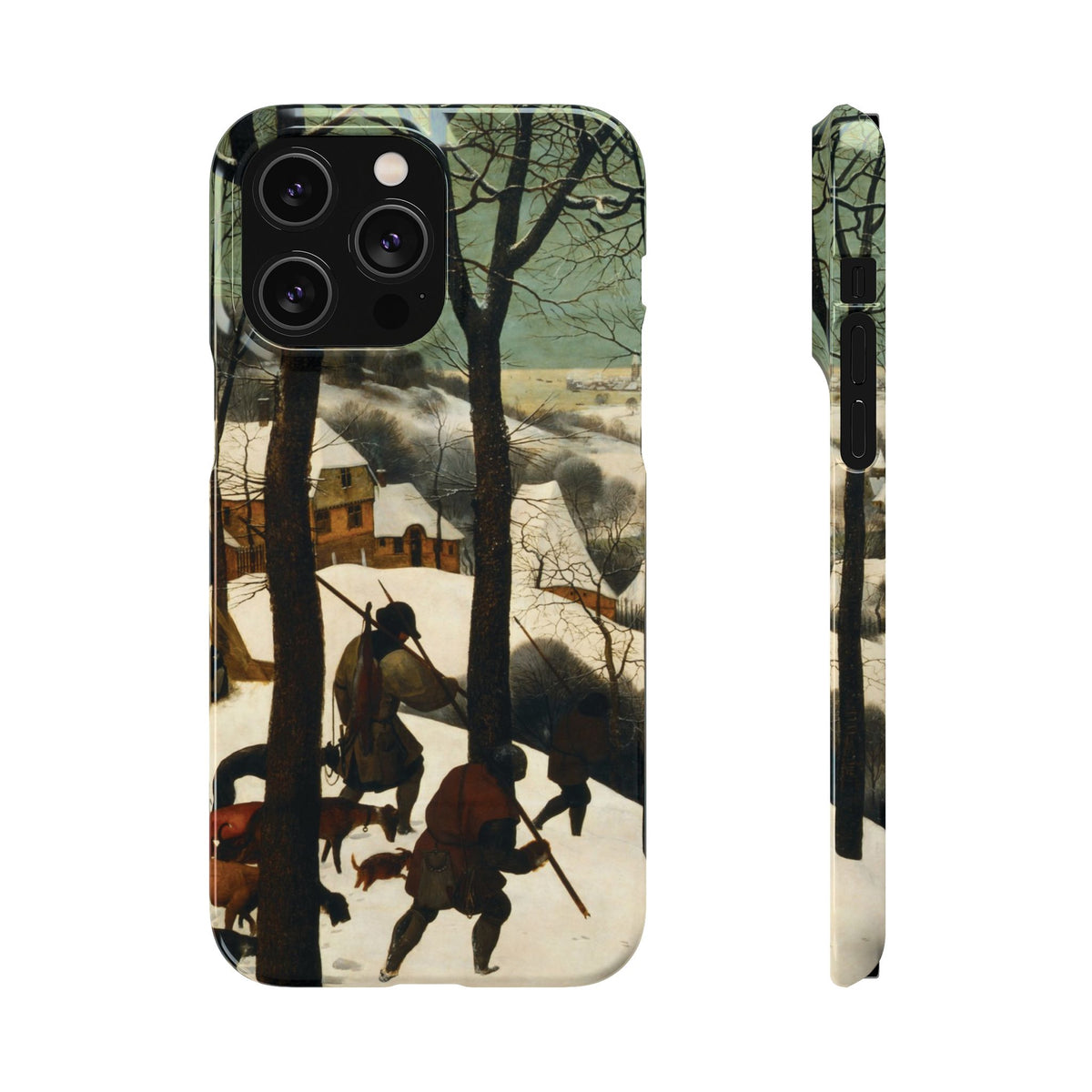 The Hunters in the Snow by Pieter Bruegel the Elder - iPhone Slim Case