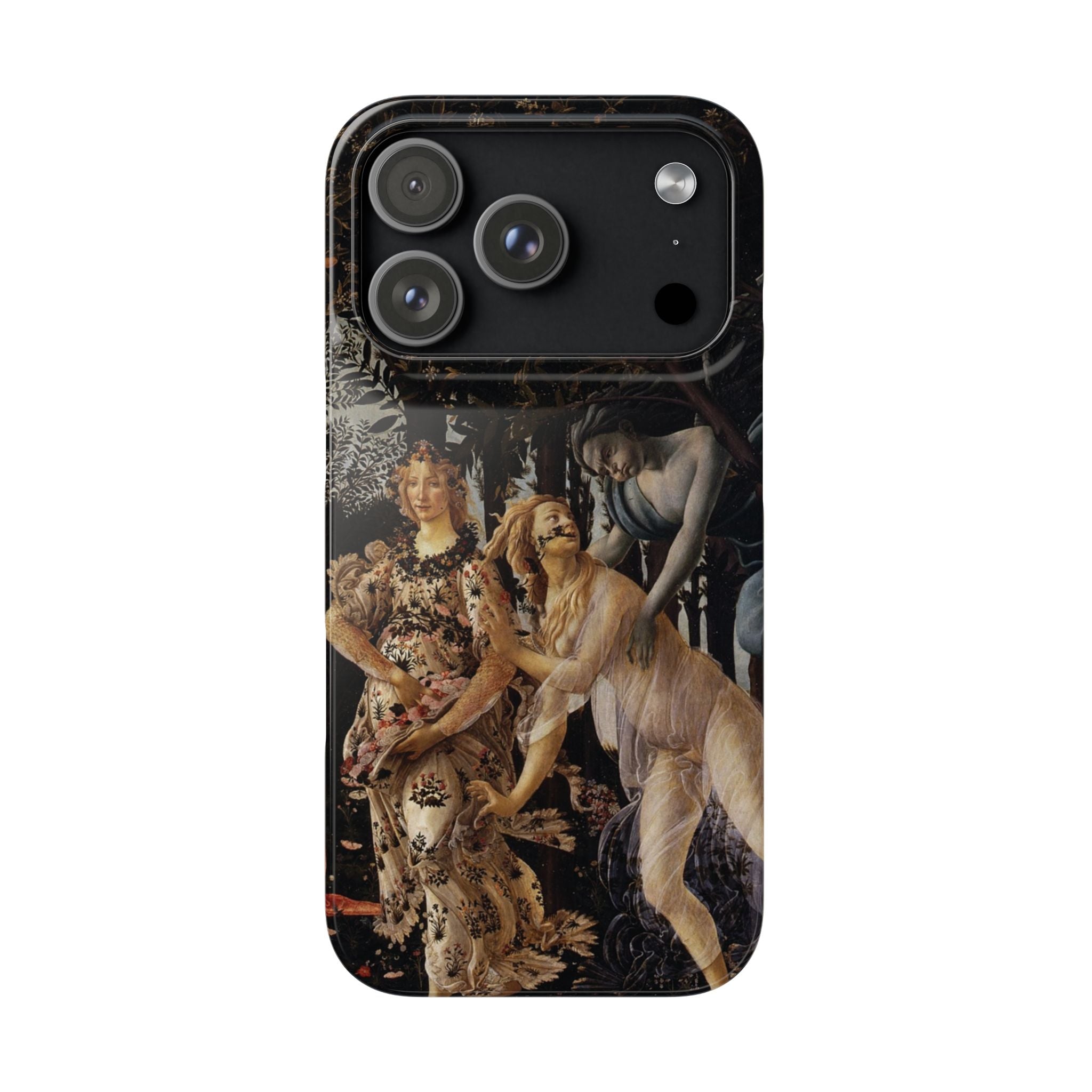 Flora and Zephyr from Primavera by Sandro Botticelli - iPhone Slim Case