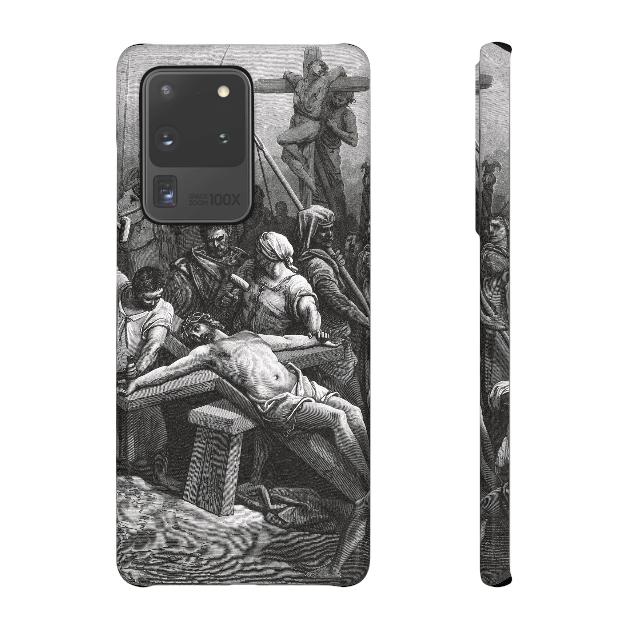 Crucifixion of Jesus by Gustave Doré - Samsung Slim Case