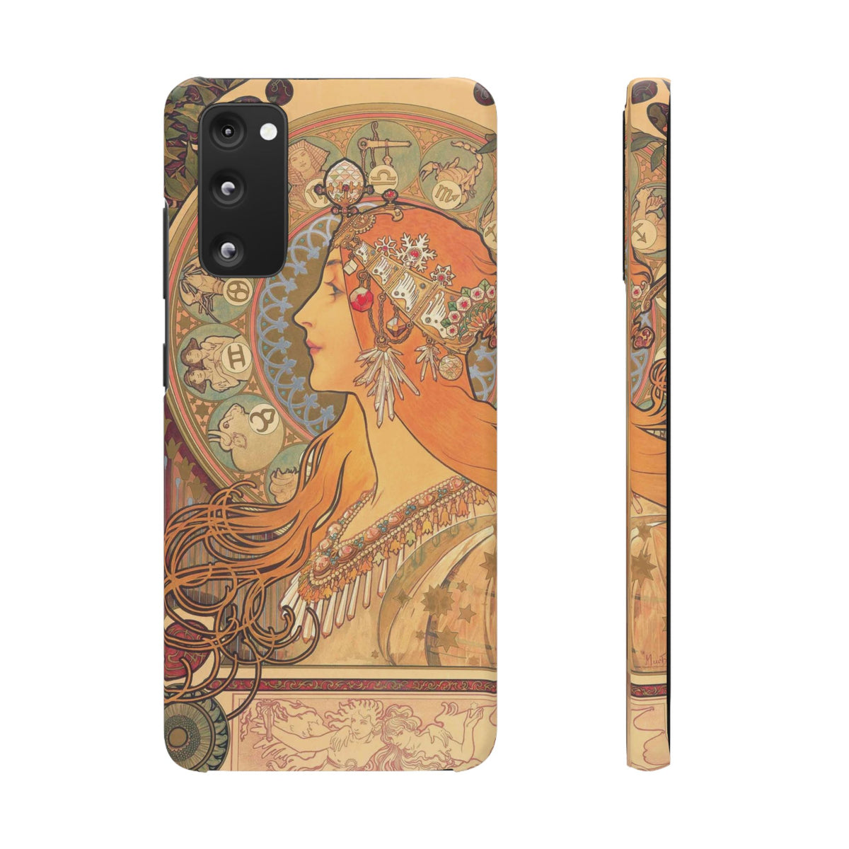 Zodiac by Alphonse Mucha - Samsung Slim Case