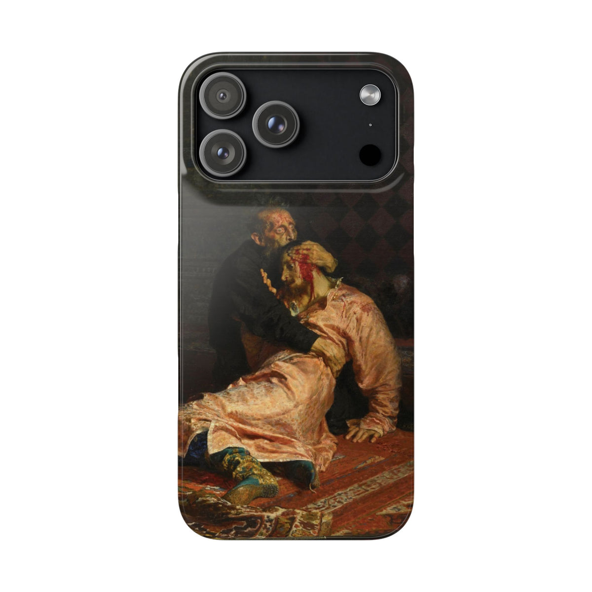 Ivan the Terrible and His Son by Ilya Repin - iPhone Slim Case