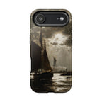 Nightfall over New York Harbor by Edward Moran - iPhone Tough Case