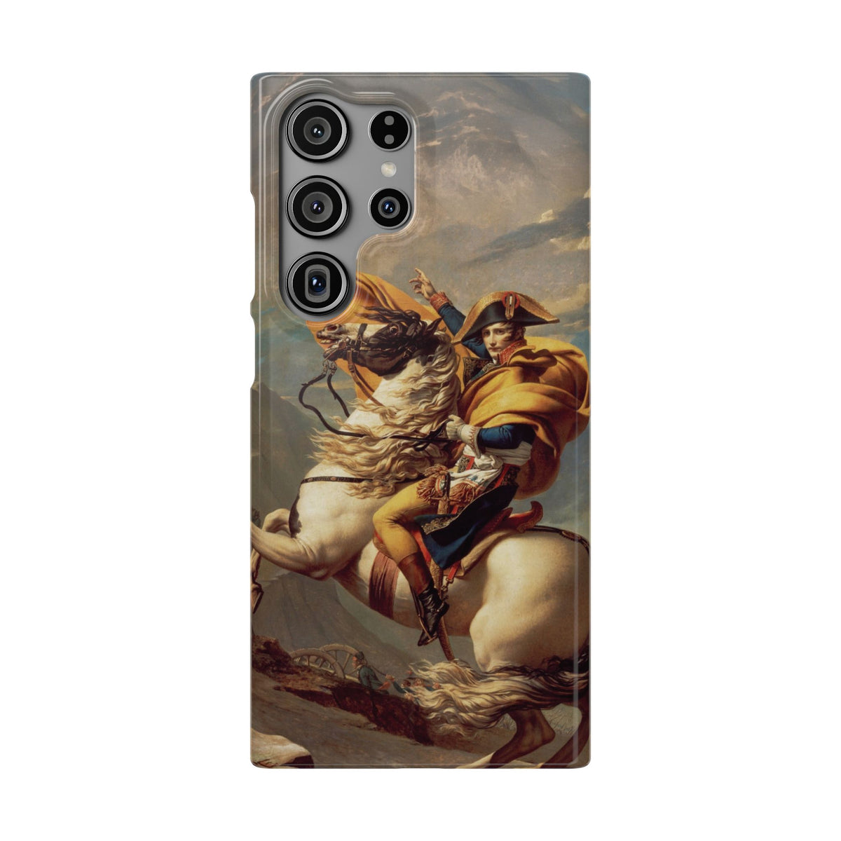 Napoleon at the Saint-Bernard Pass by Jacques-Louis David - Samsung Slim Case