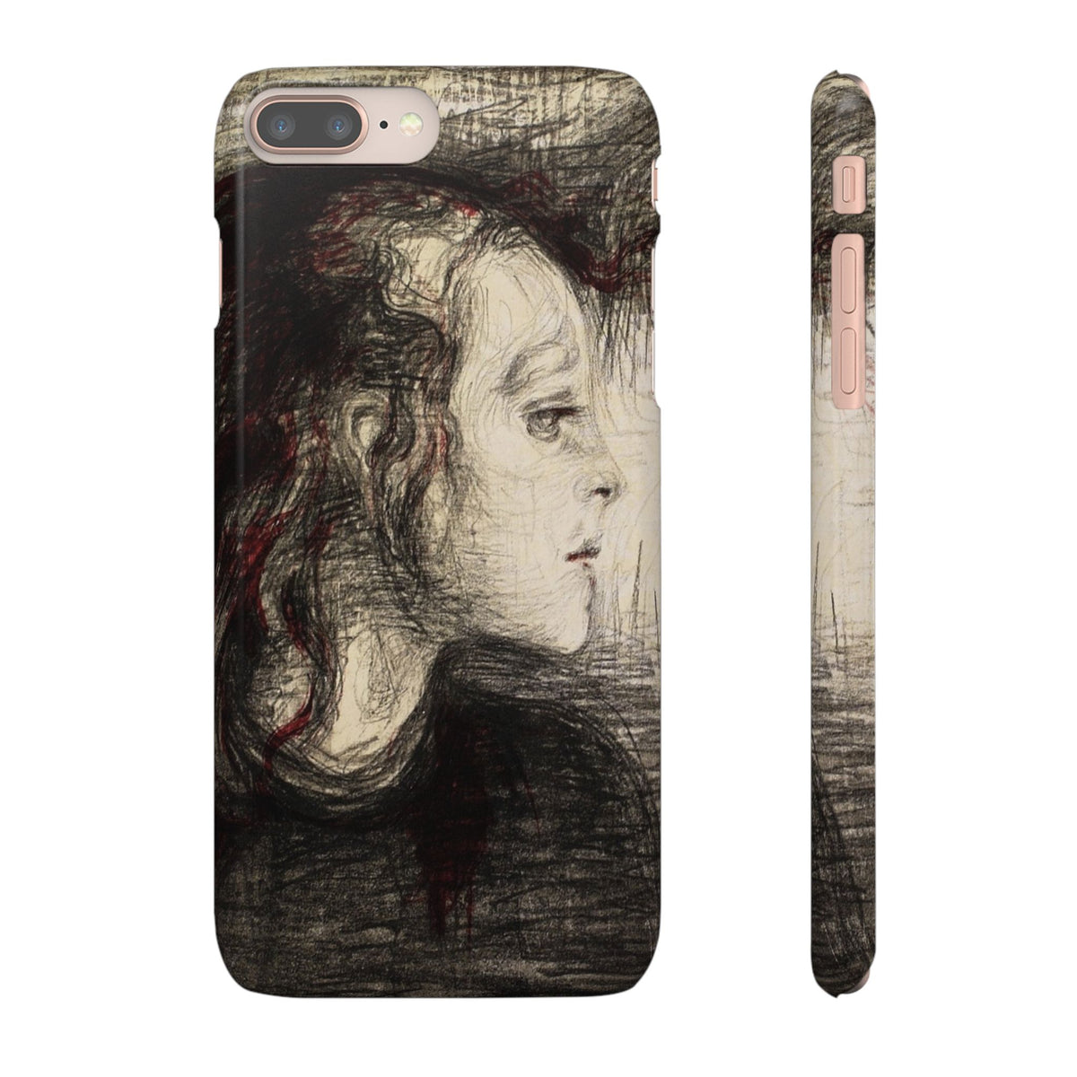 The Sick Child by Edvard Munch - iPhone Slim Case