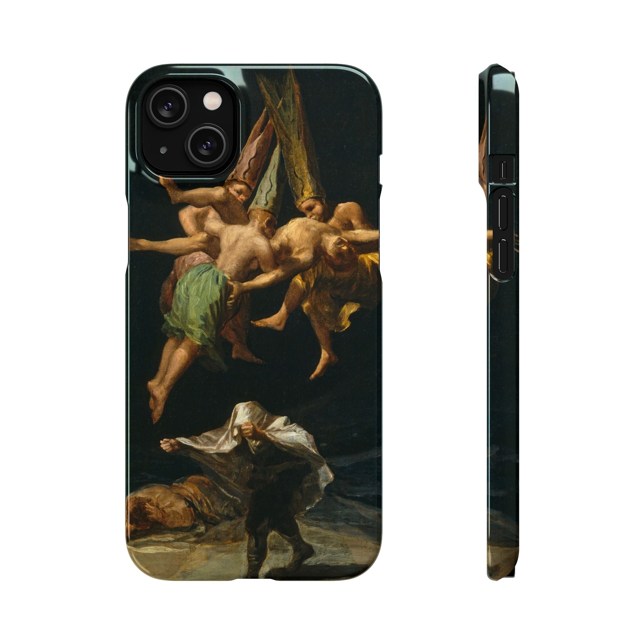 Witches’ Flight by Francisco de Goya - iPhone Slim Case