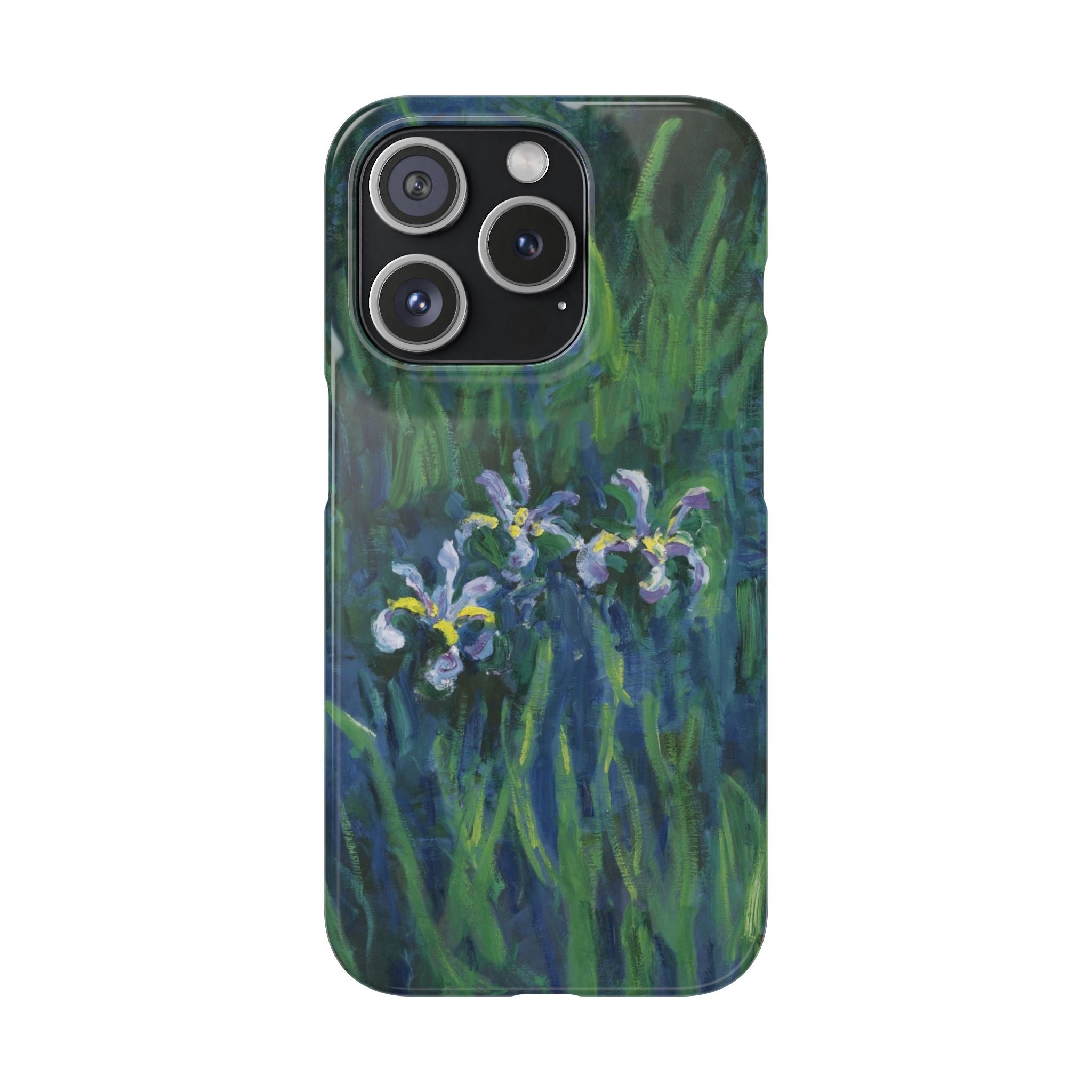 Irises by Claude Monet - iPhone Slim Case