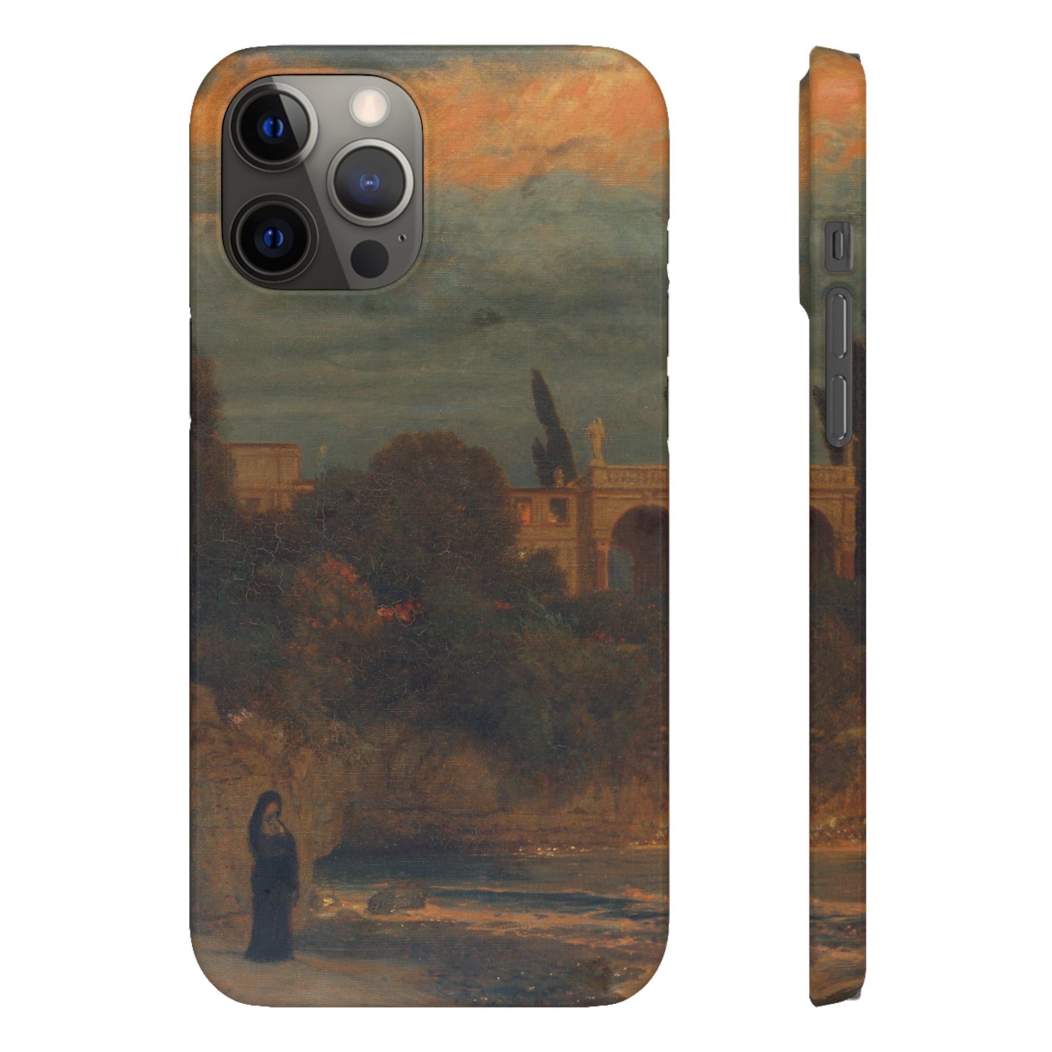 Villa by the Sea by Arnold Böcklin - iPhone Slim Case