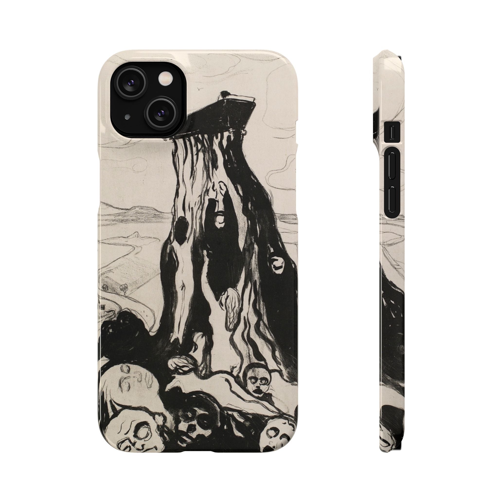 Funeral March by Edvard Munch - iPhone Slim Case