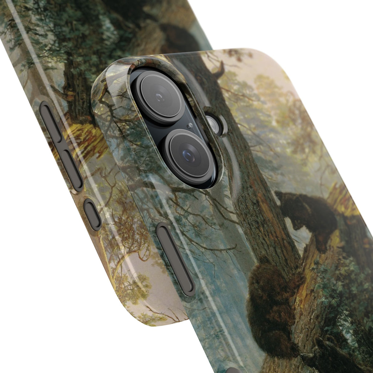 Morning in a Pine Forest by Ivan Ivanovich Shishkin - iPhone Slim Case
