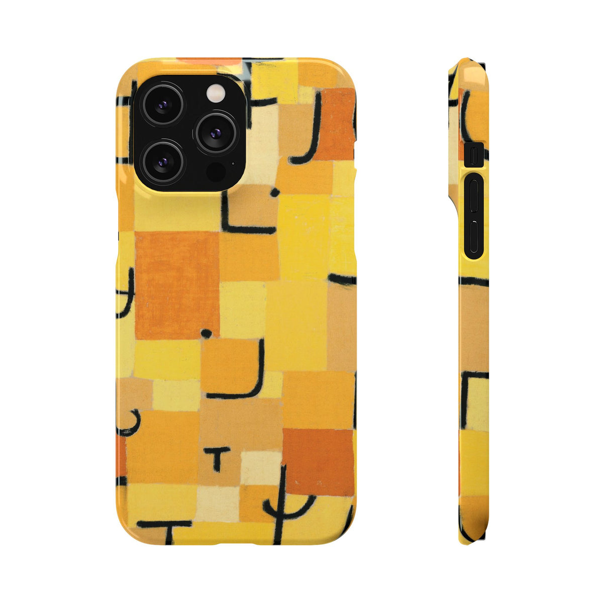 Signs in Yellow by Paul Klee - iPhone Slim Case
