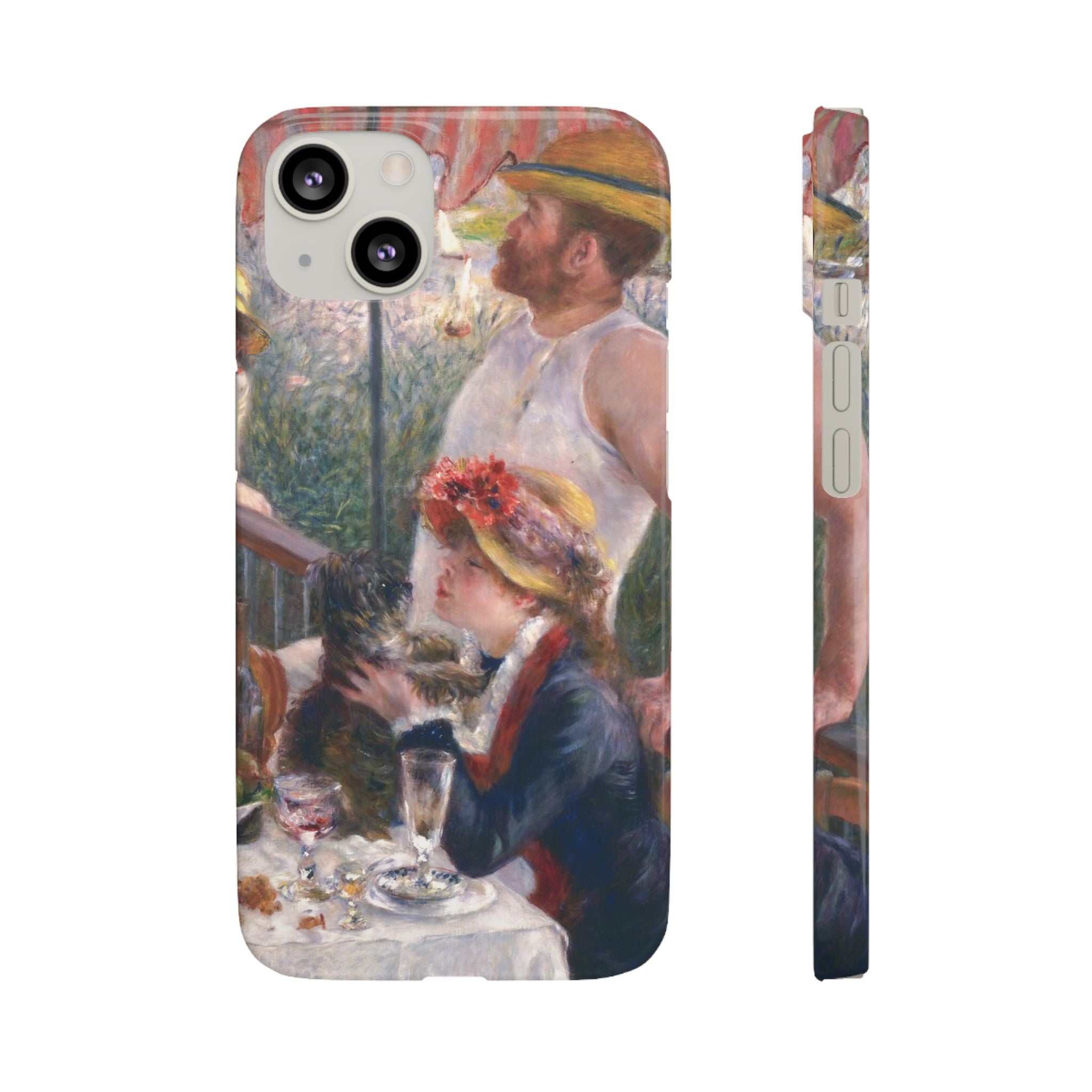 Luncheon of the Boating Party by Pierre Auguste Renoir - iPhone Slim Case