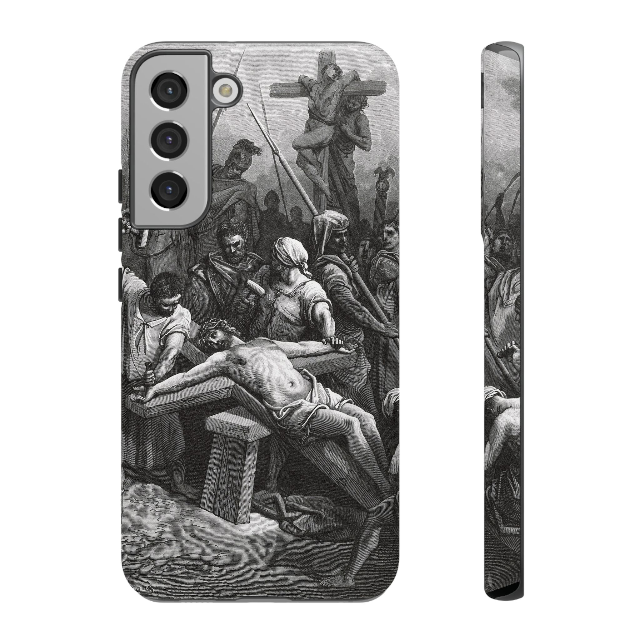 Crucifixion of Jesus by Gustave Doré - Samsung Tough Case