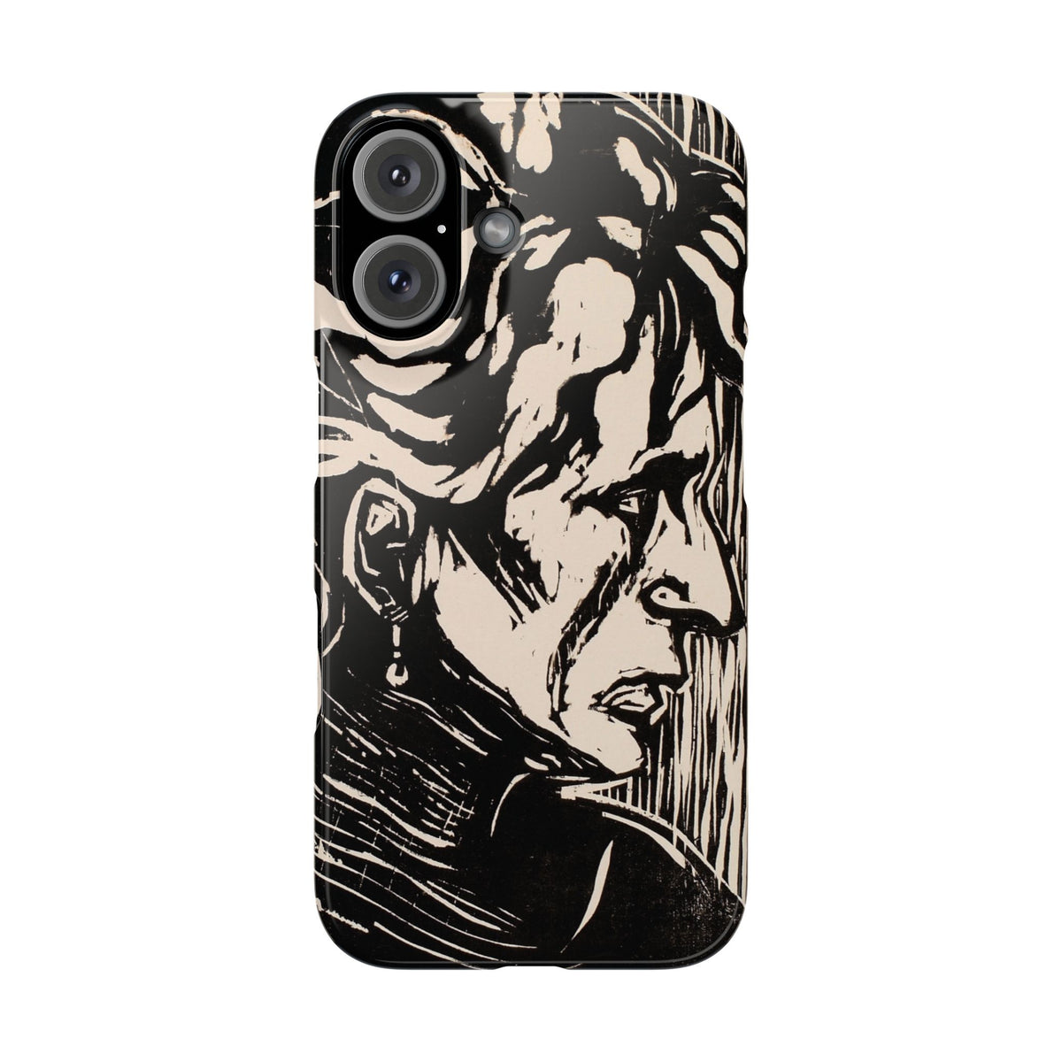 Portrait of an Elderly Lady by Edvard Munch - iPhone Slim Case