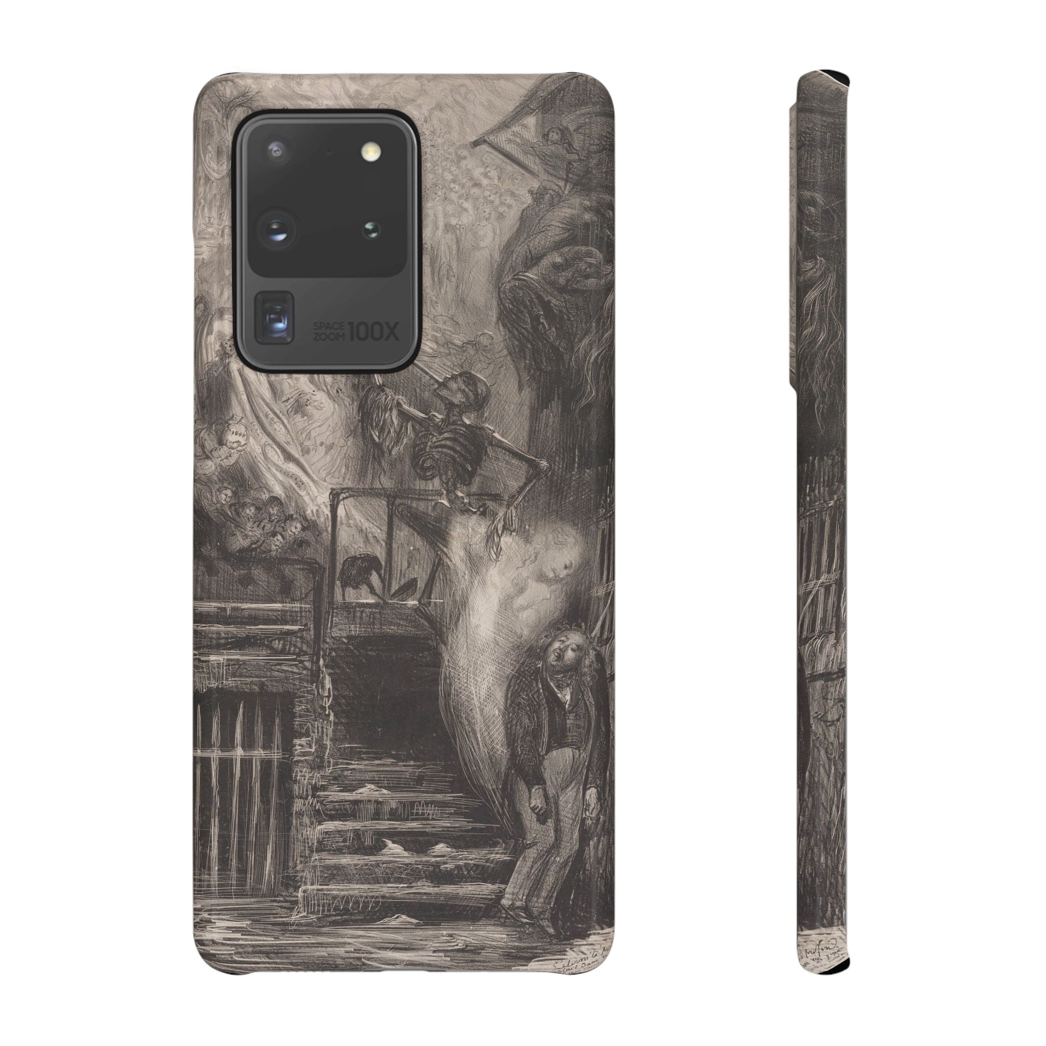 La Rue de la Vieille Lanterne (The Suicide of Gérard de Nerval) by Gustave Doré - Samsung Slim Case
