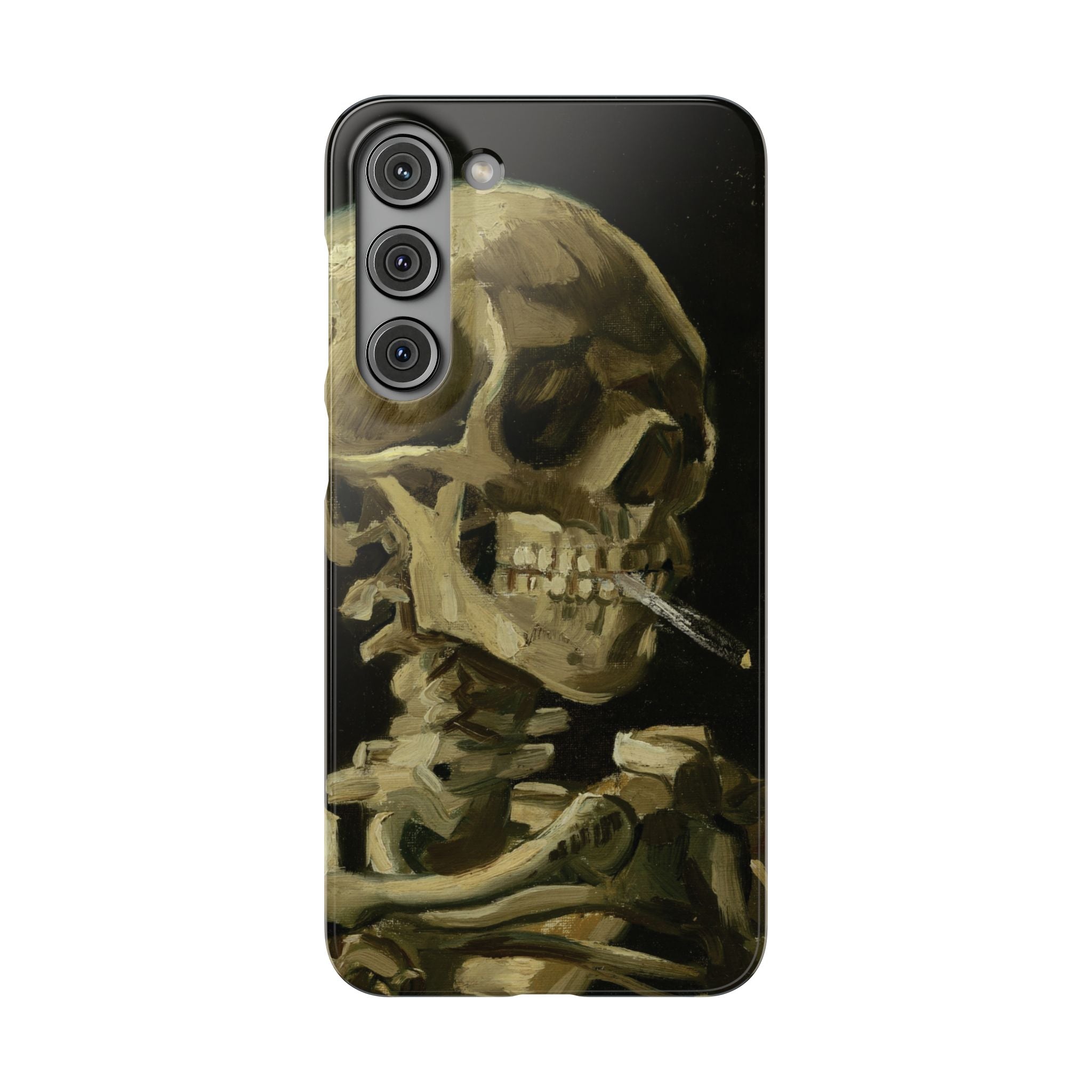 Skeleton with Cigarette by Van Gogh - Samsung Slim Case
