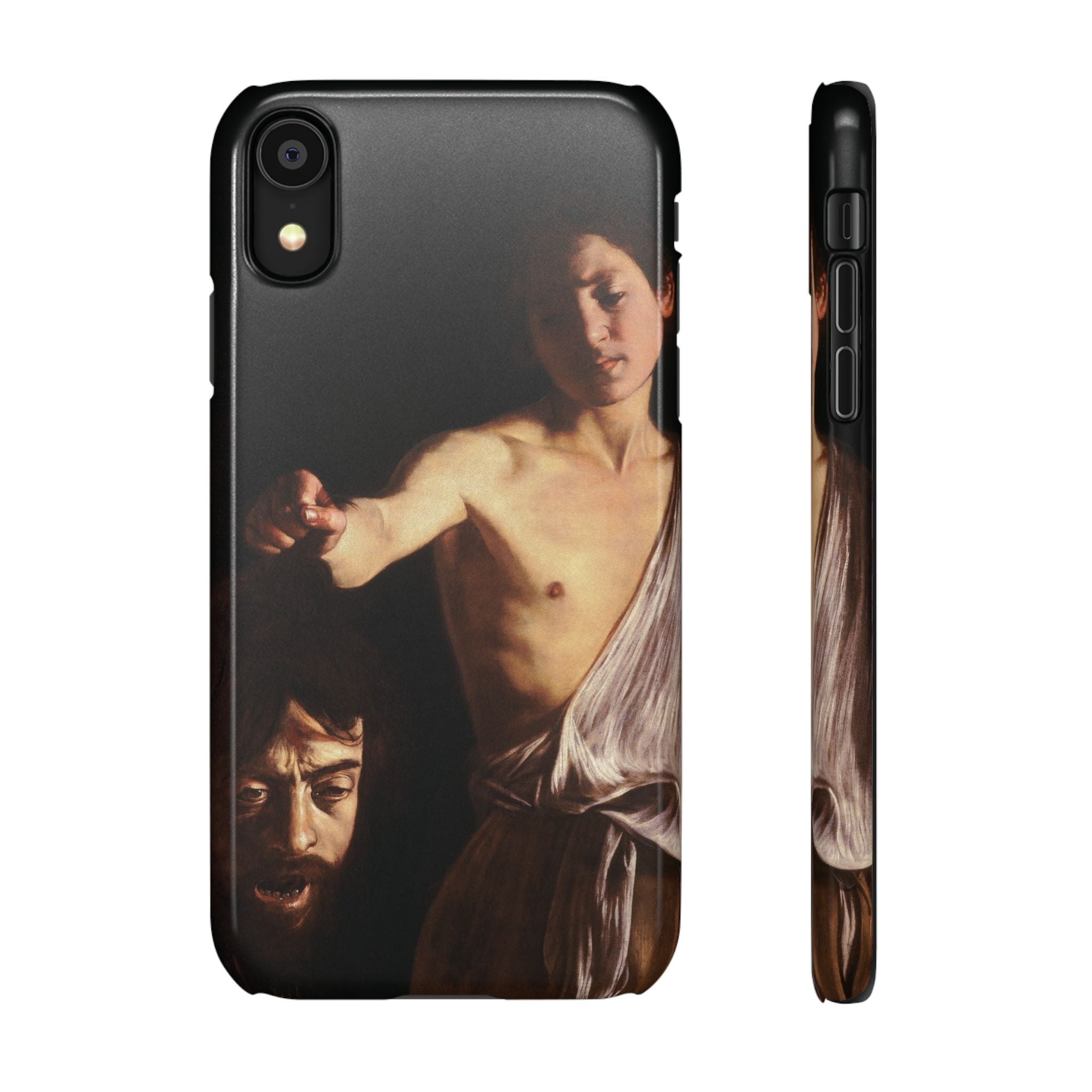 David with the Head of Goliath by Caravaggio - iPhone Slim Case