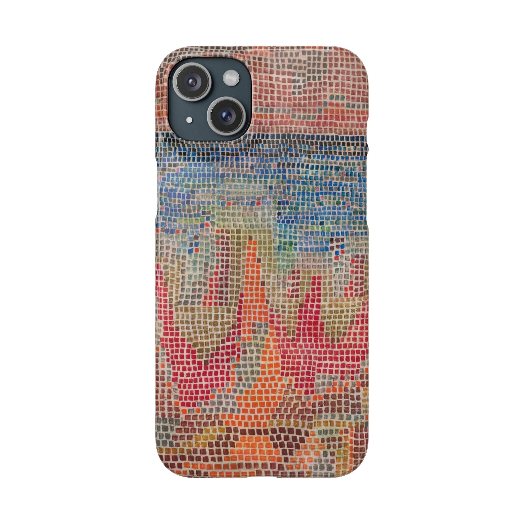 Cliffs by the sea by Paul Klee - iPhone Slim Case