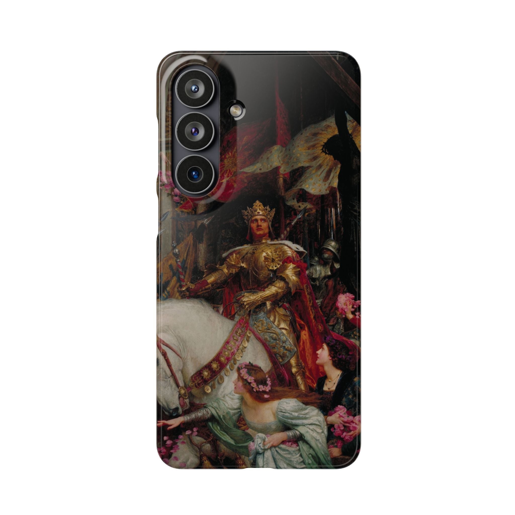 The Two Crowns by Frank Dicksee - Samsung Slim Case