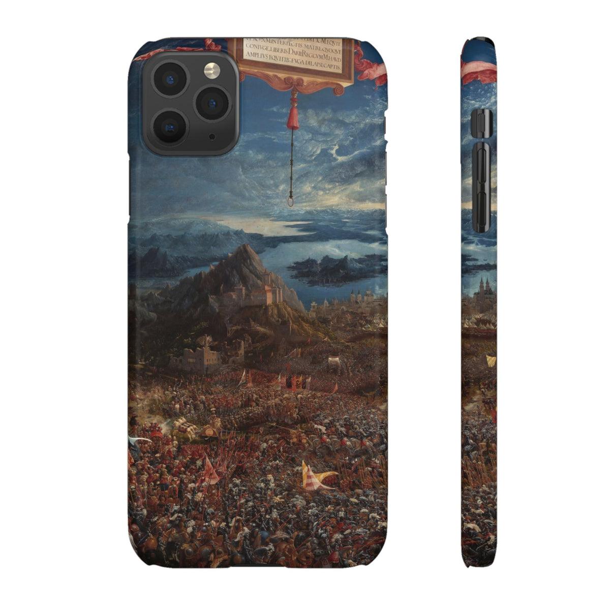The Battle of Alexander at Issus by Albrecht Altdorfer - iPhone Slim Case