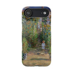 Monets Garden at Vetheuil by Claude Monet- iPhone Slim Case