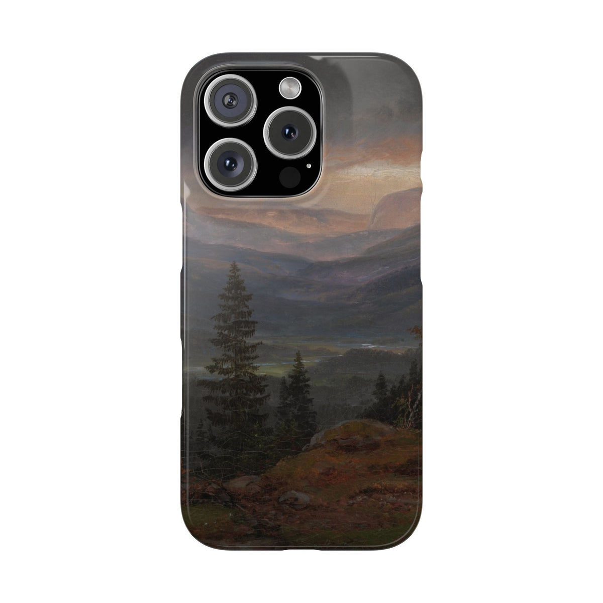 View over Hallingdal by Johan Dahl - iPhone Slim Case