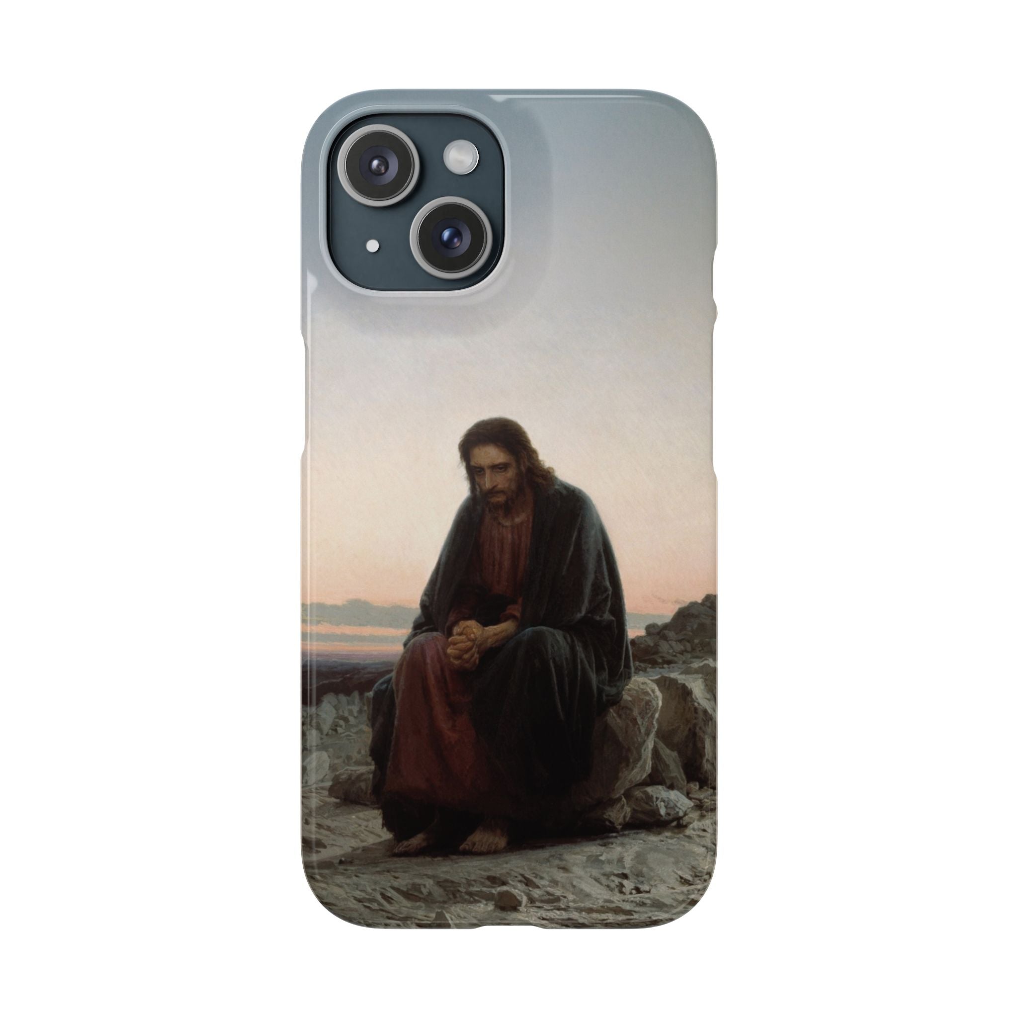 Christ in the Desert by Ivan Kramskoy - iPhone Slim Case