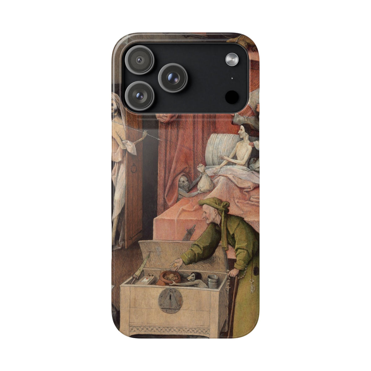 The Death of the Miser by Hieronymus Bosch - iPhone Slim Case
