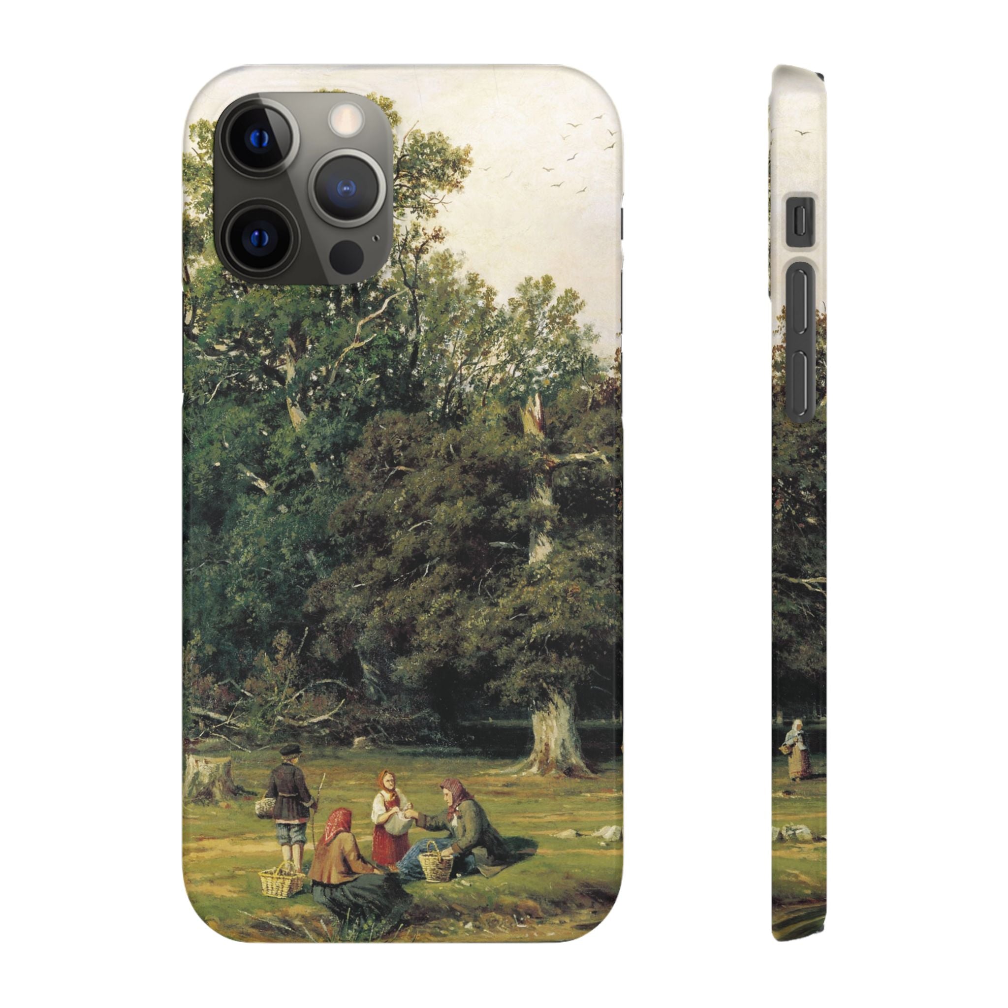 For Mushrooms by Ivan Ivanovich Shishkin - iPhone Slim Case
