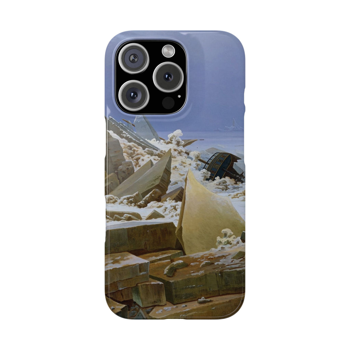 The Sea of Ice by Caspar David Friedrich - iPhone Slim Case