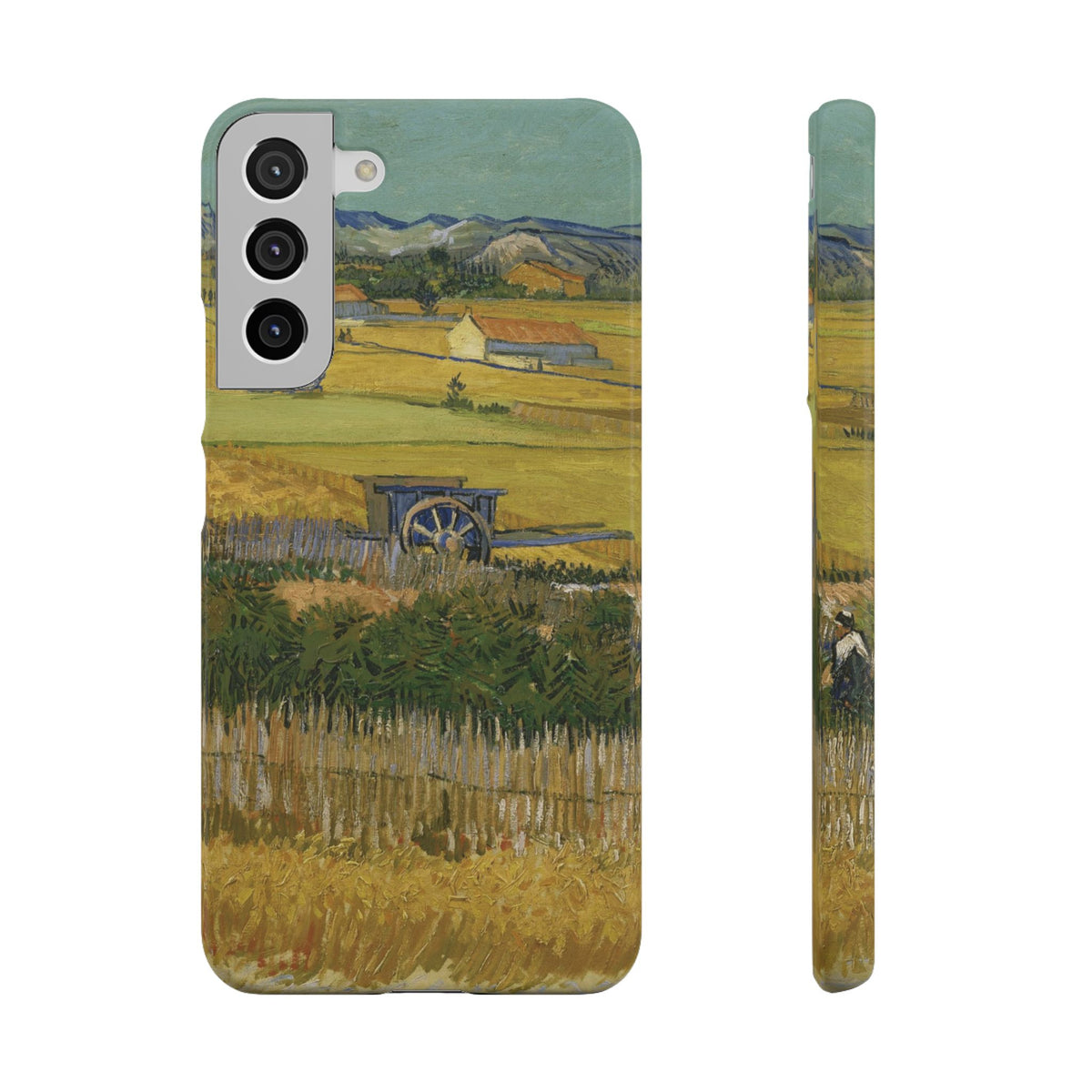 Harvest at La Crau by Vincent van Gogh - Samsung Slim Case