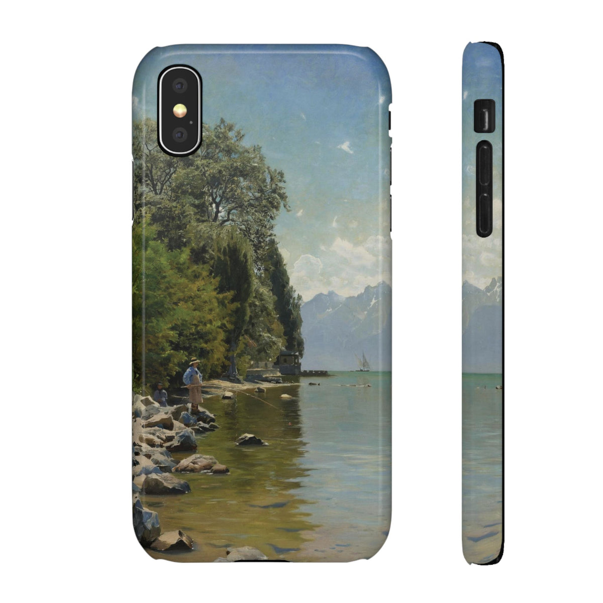 Lac Leman by Peder Mork Monsted - iPhone Slim Case