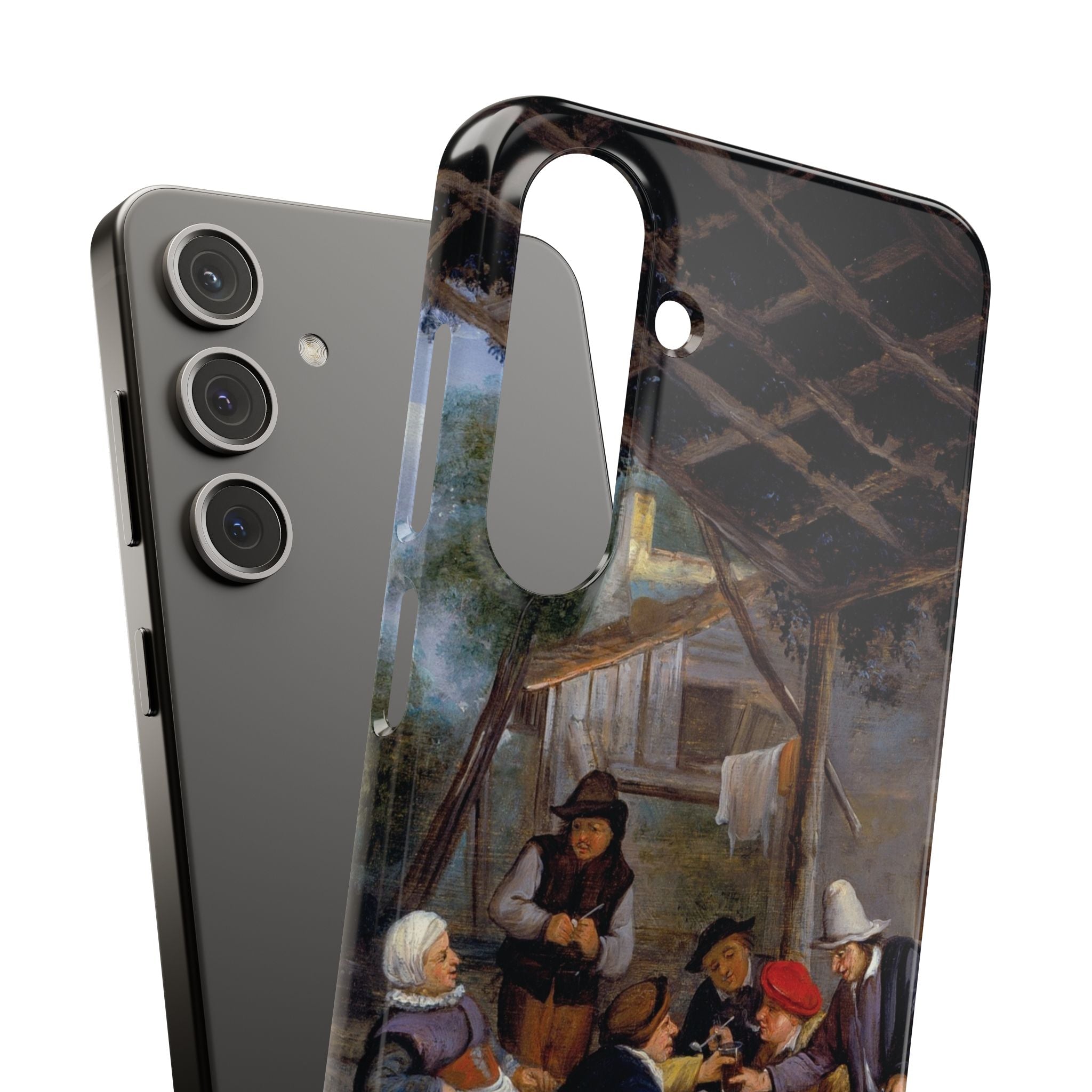 Peasants Drinking by Adriaen van Ostade - Samsung Slim Case