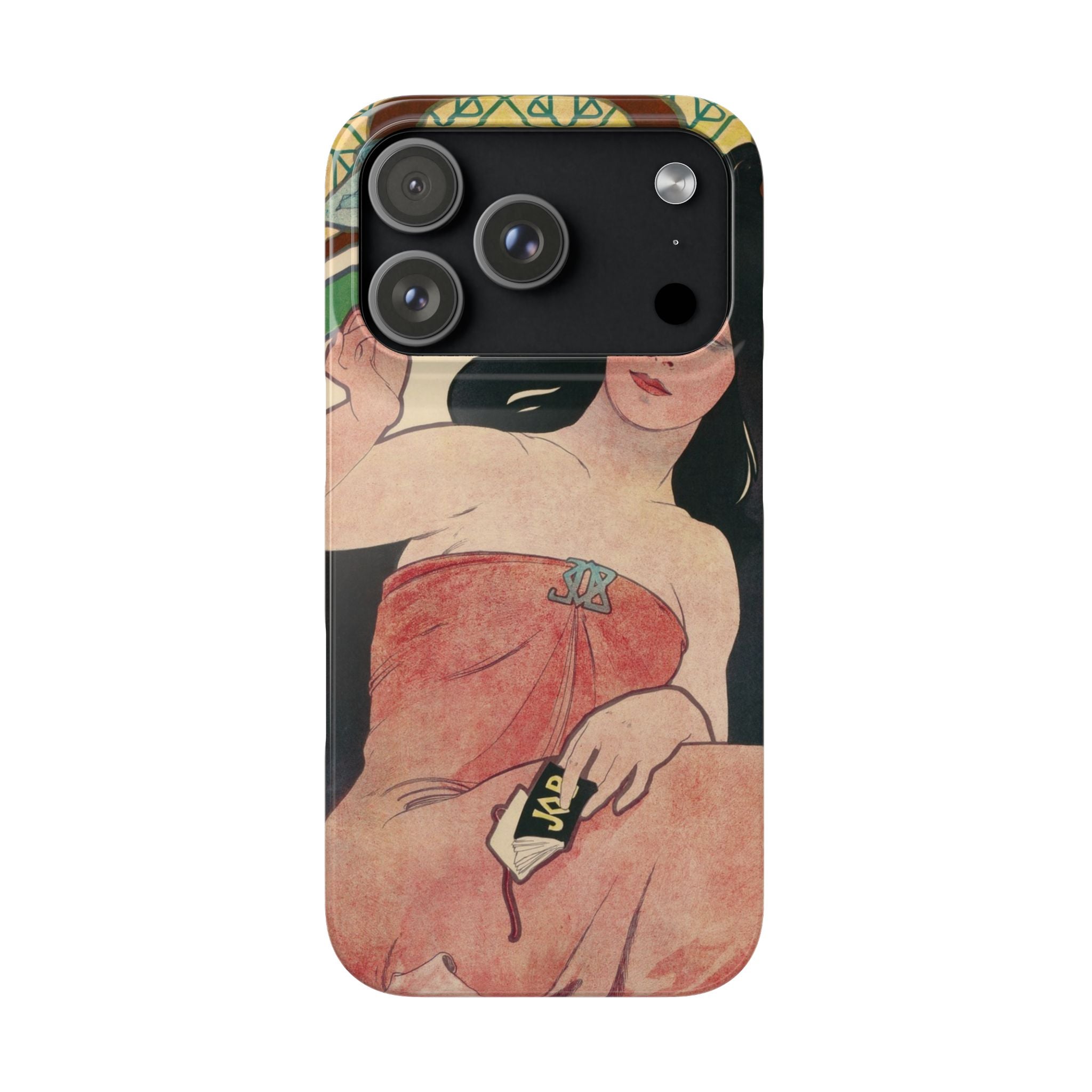 JOB by Alphonse Mucha - iPhone Slim Case